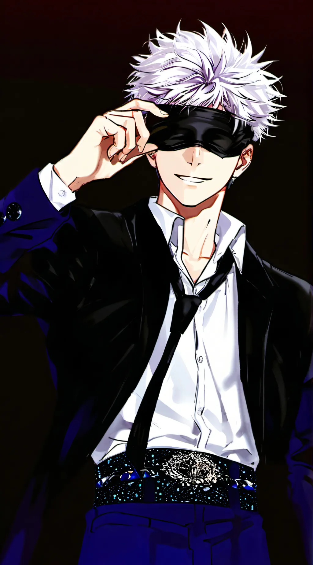 ai character: Saturo Gojo background