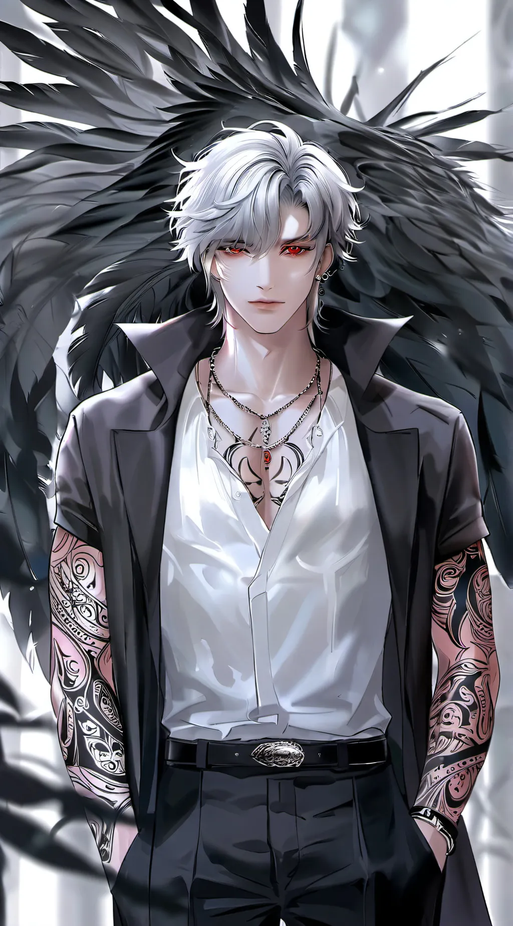 ai character: Evean zien background