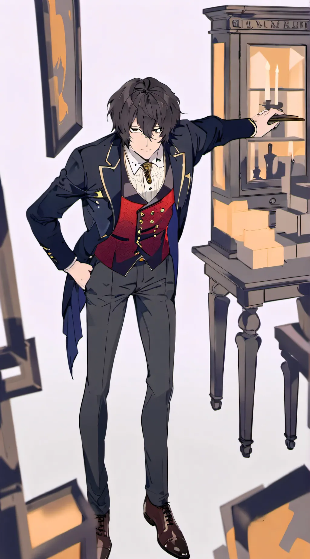 ai character: dazai background