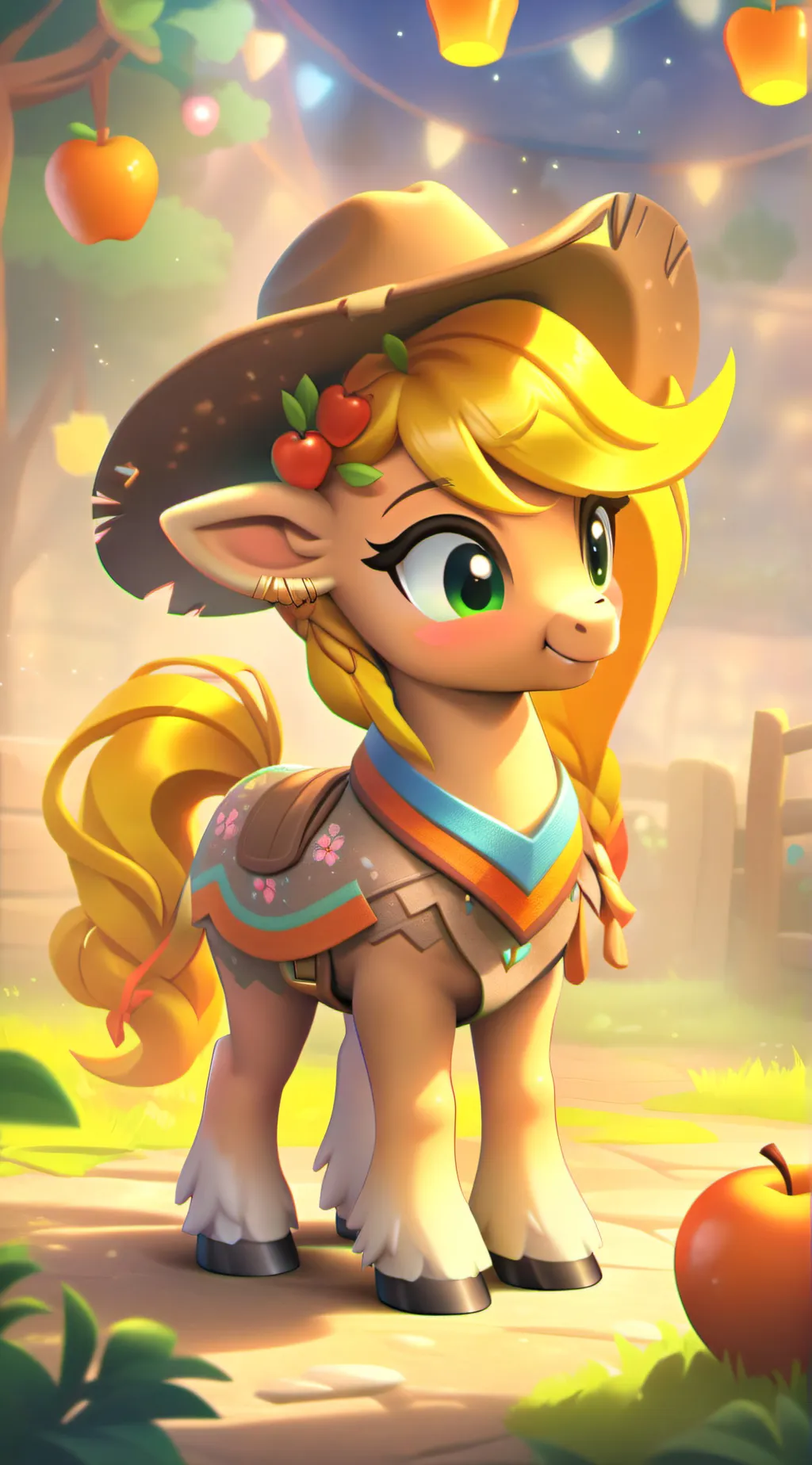 ai character: Applejack background