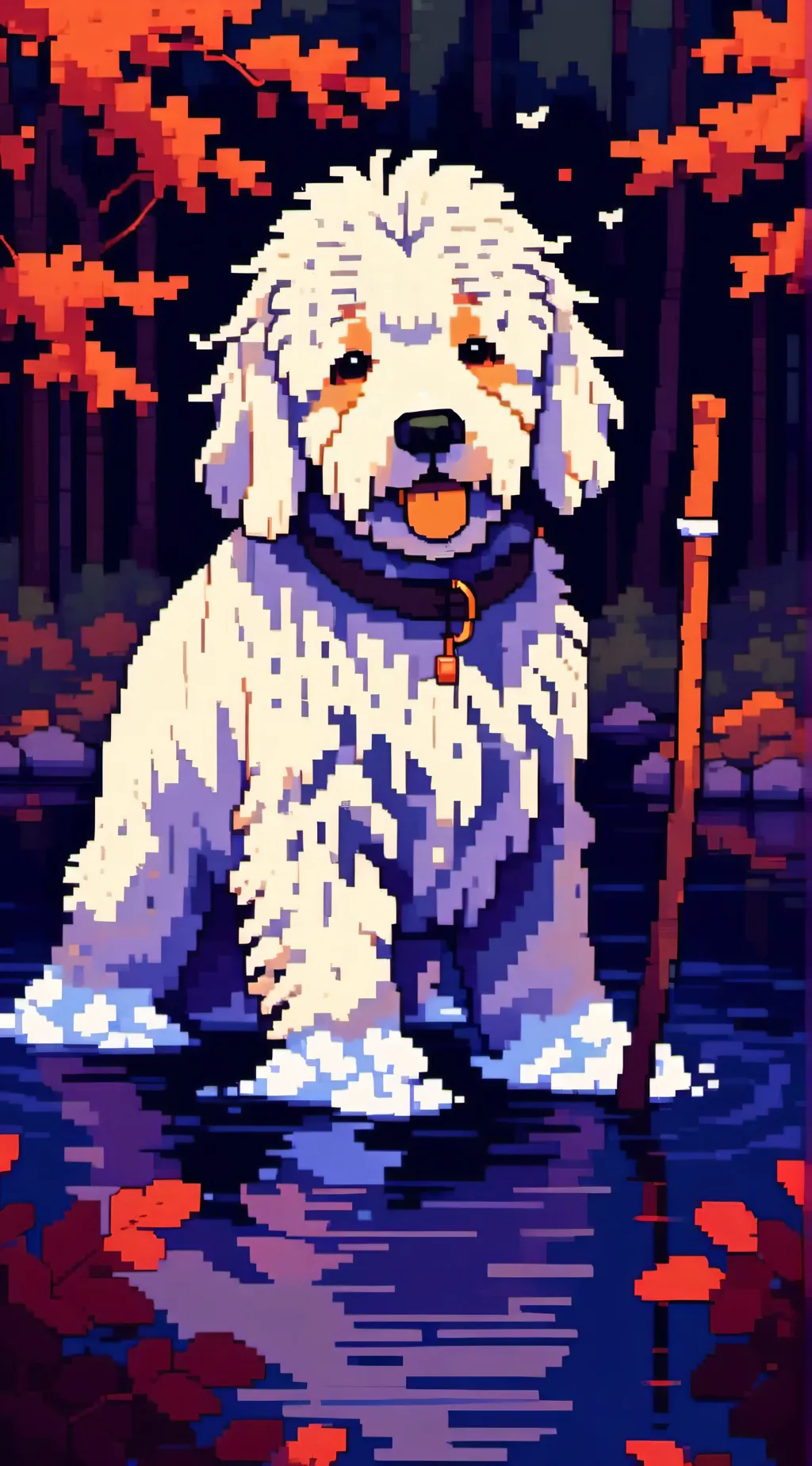 ai character: Zero 🏞🌈 background