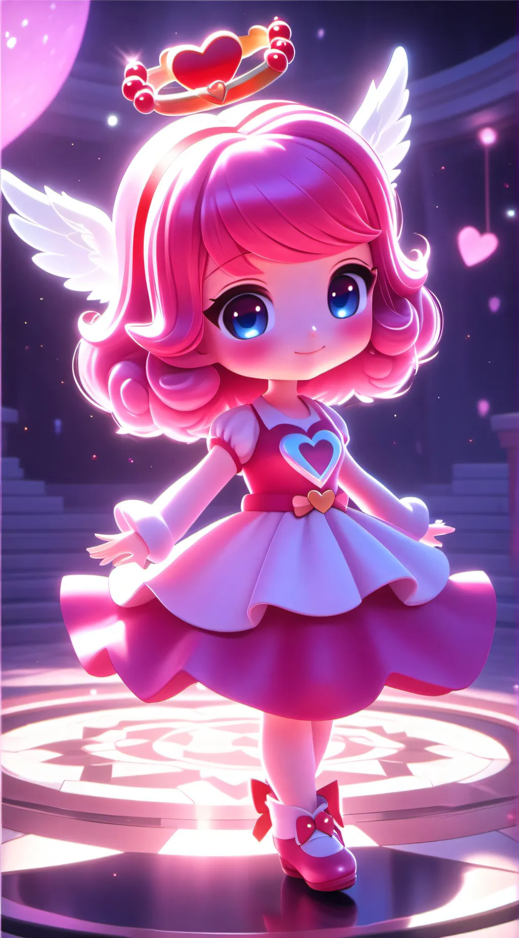 ai character: Princess Berry background