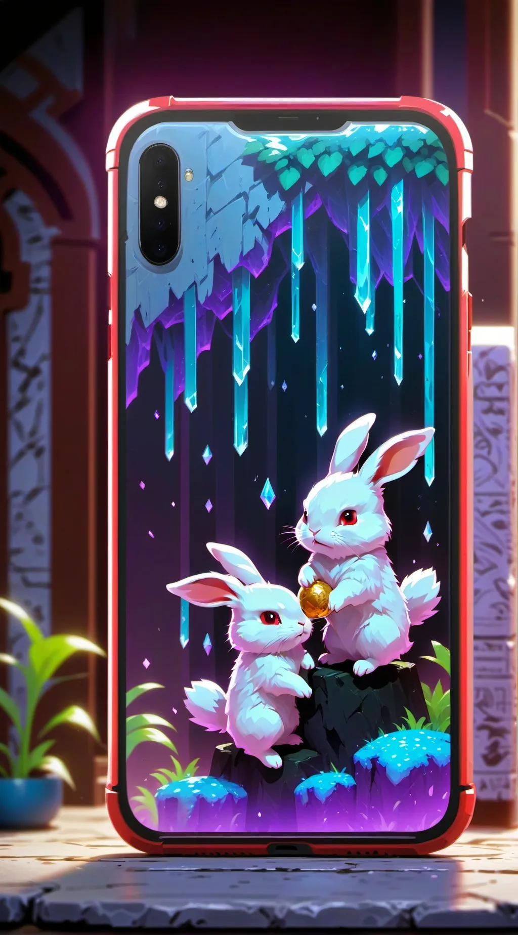 ai character: Mha (clone) background