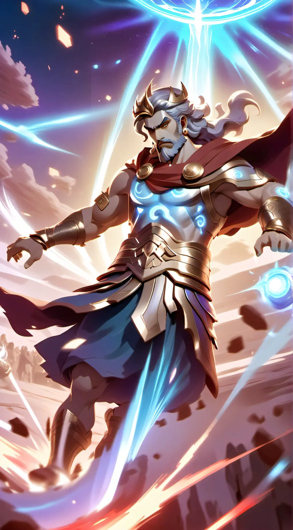 ai character: Blood of Zeus  background