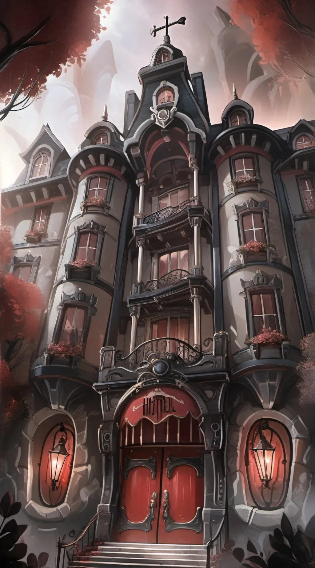 ai character: HH  background