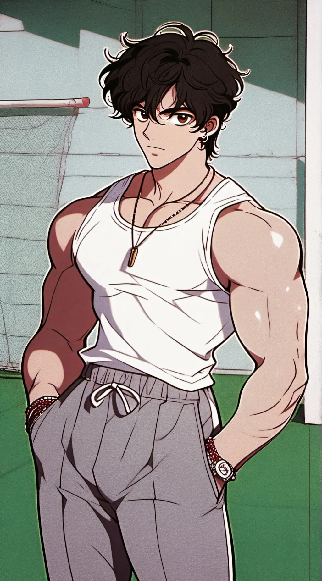 ai character: Asher Loid  background