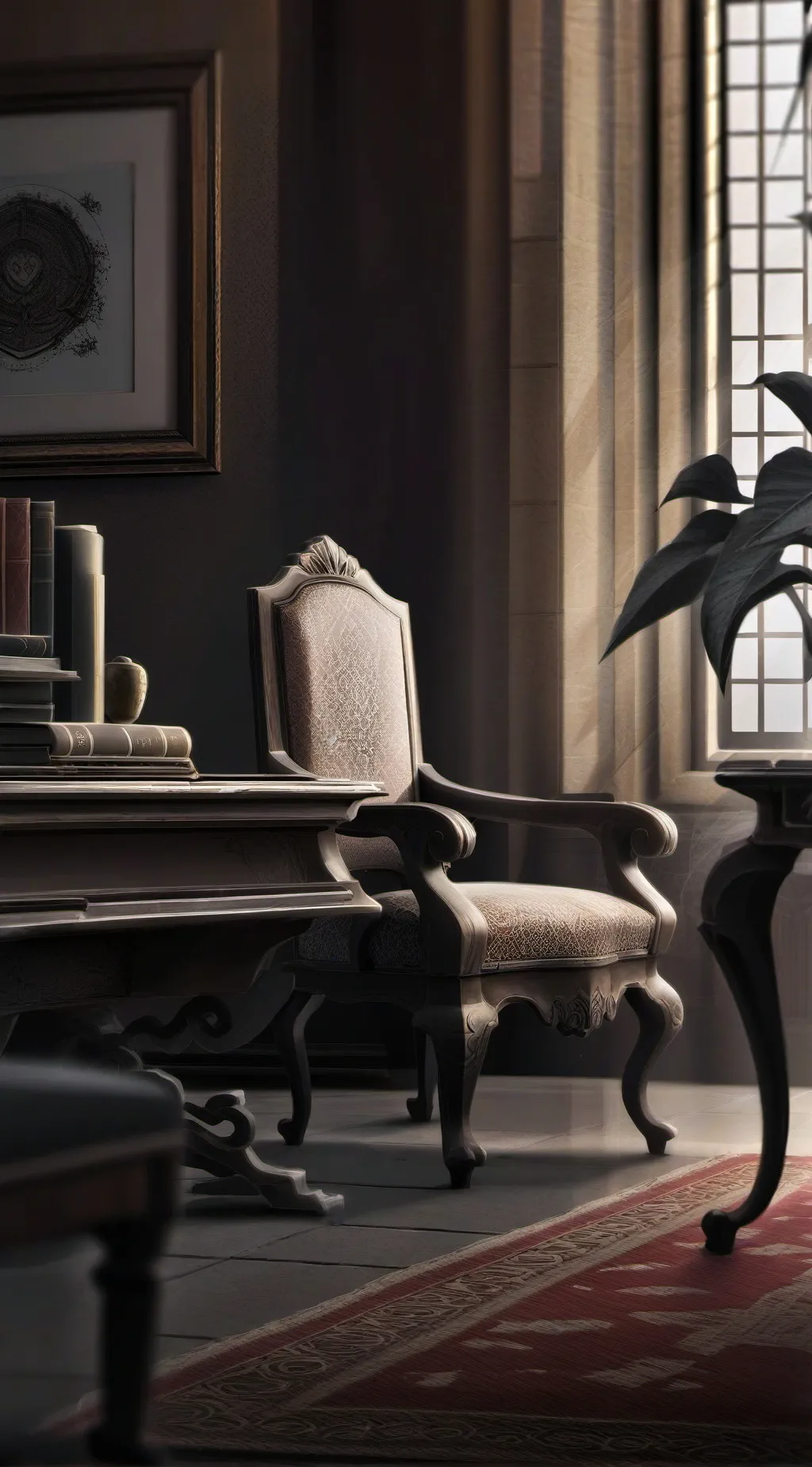 ai character: Bendy  background