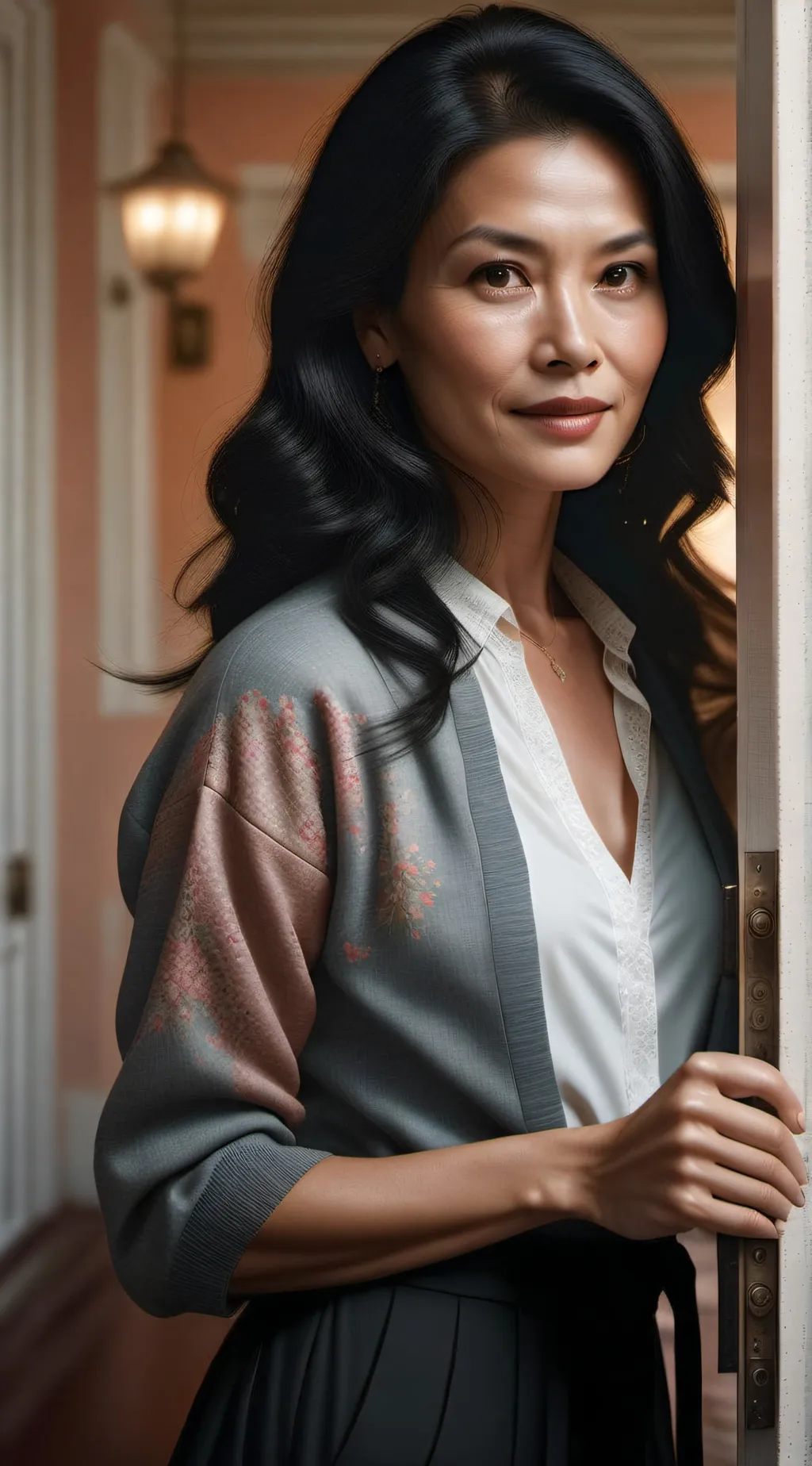 ai character: Nicole  background