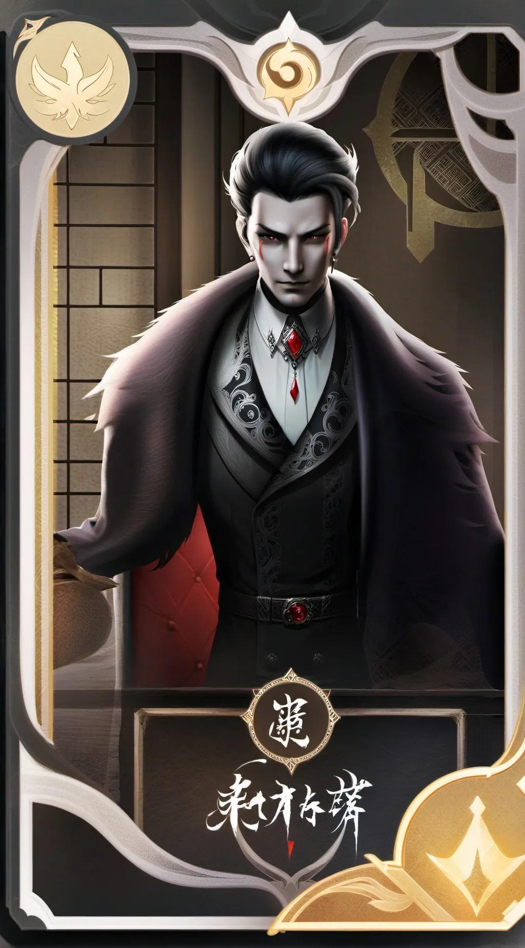 ai character: Drac background