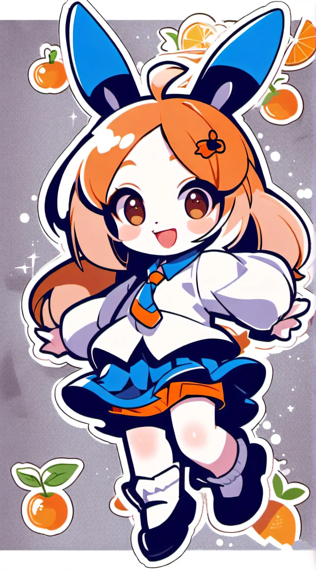 ai character: Cream And tails💛🧡 background