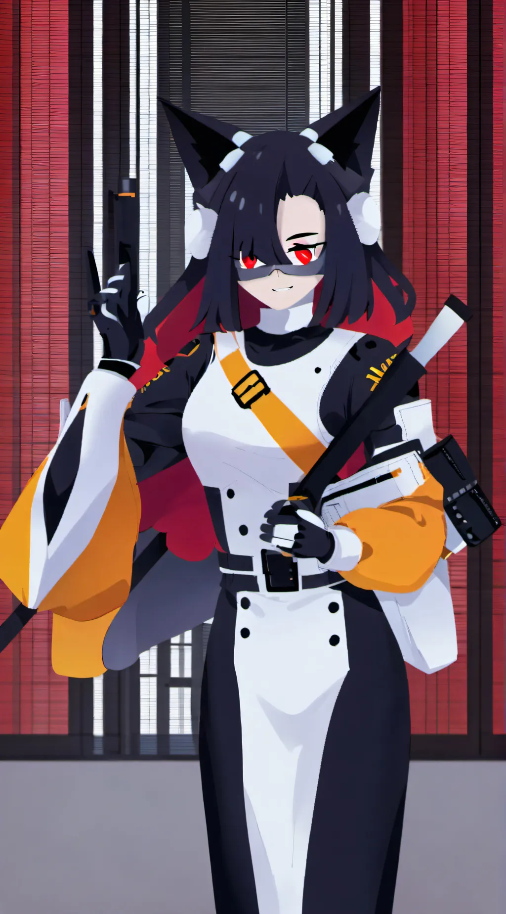 ai character: Miss circle  background