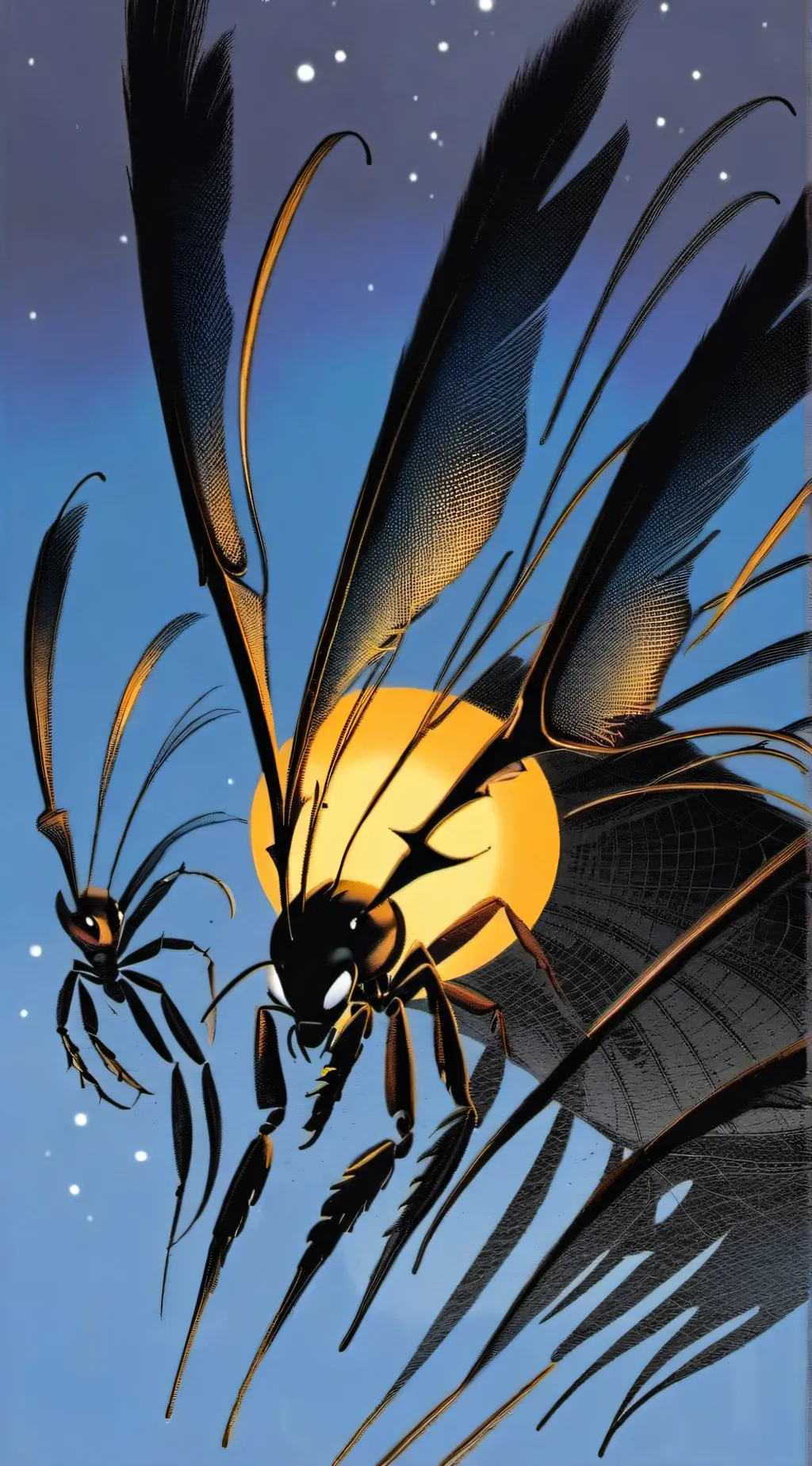 ai character: smiling critters background