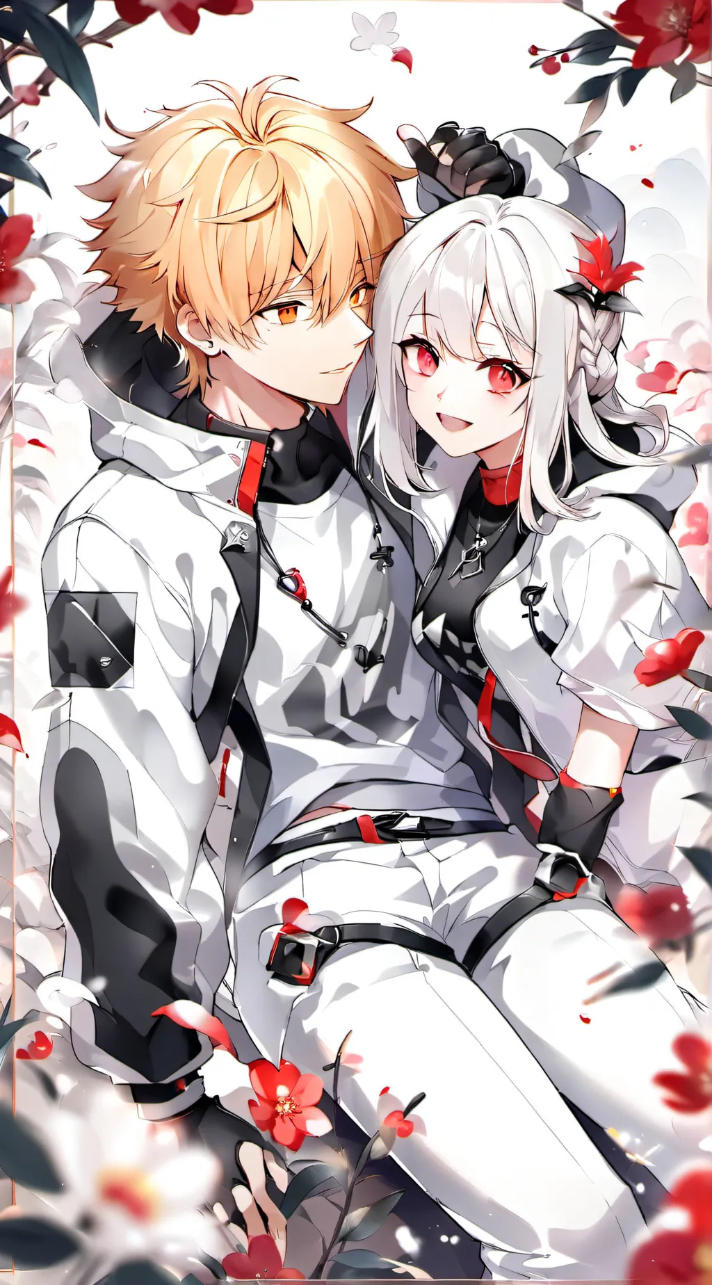 ai character: bakugo-MHA background