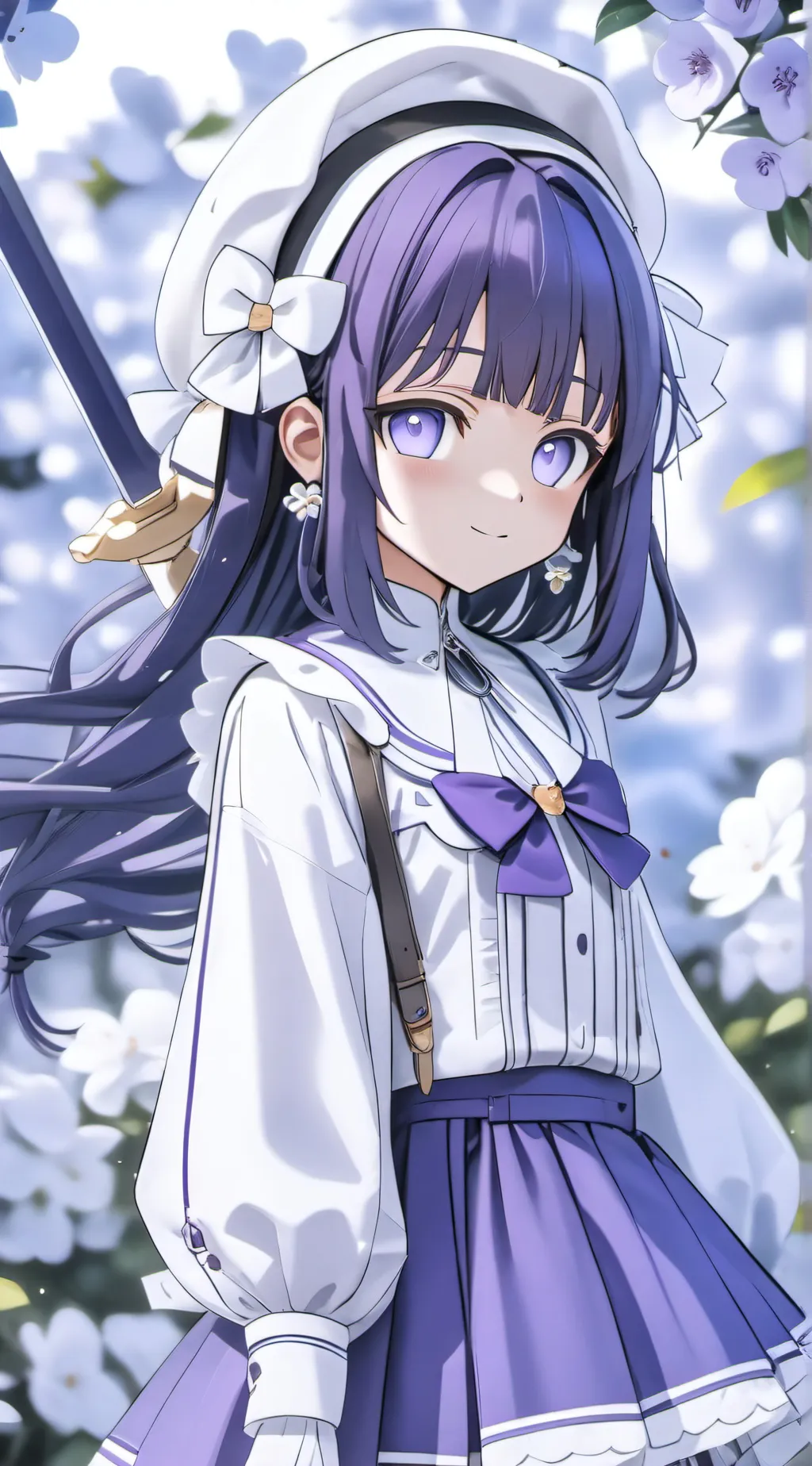 ai character: Hinaat Hyuga! background