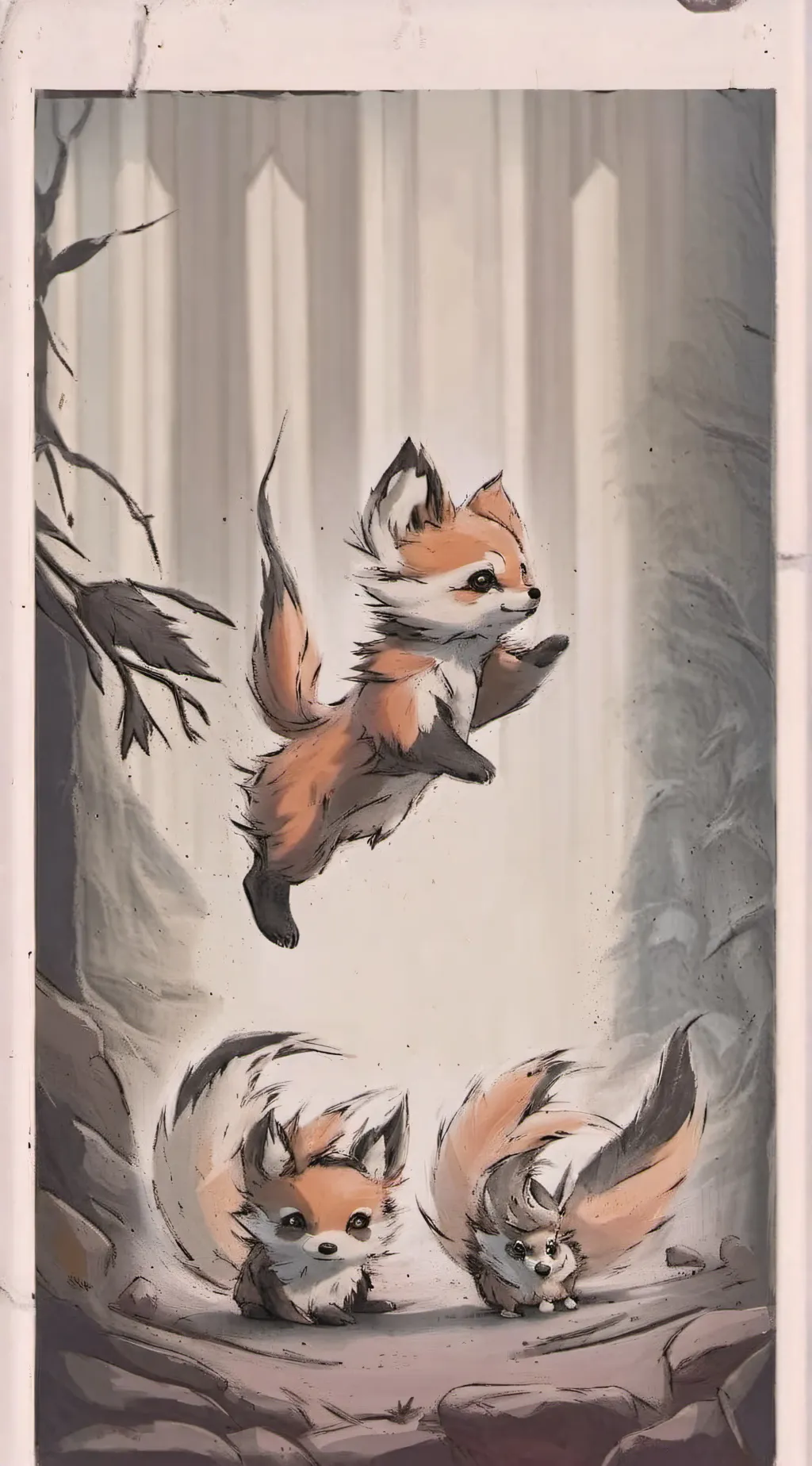 ai character: Baby tails 2 background