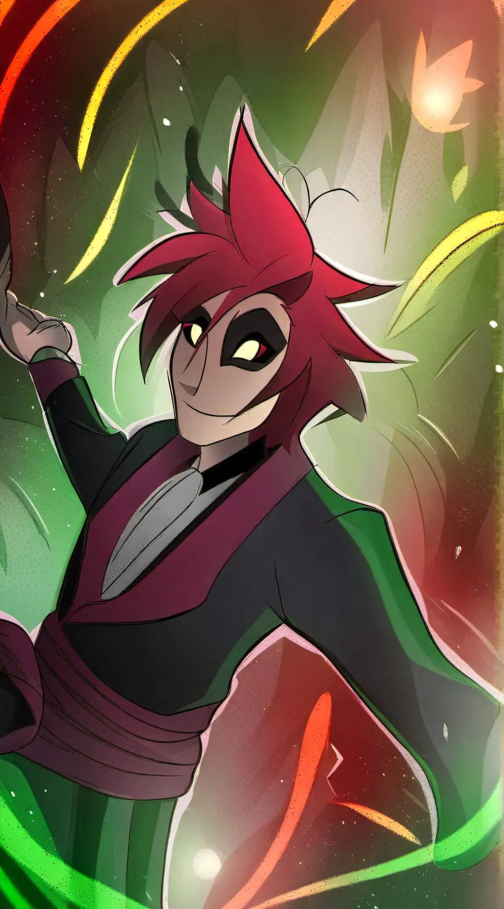 ai character: alastor  background