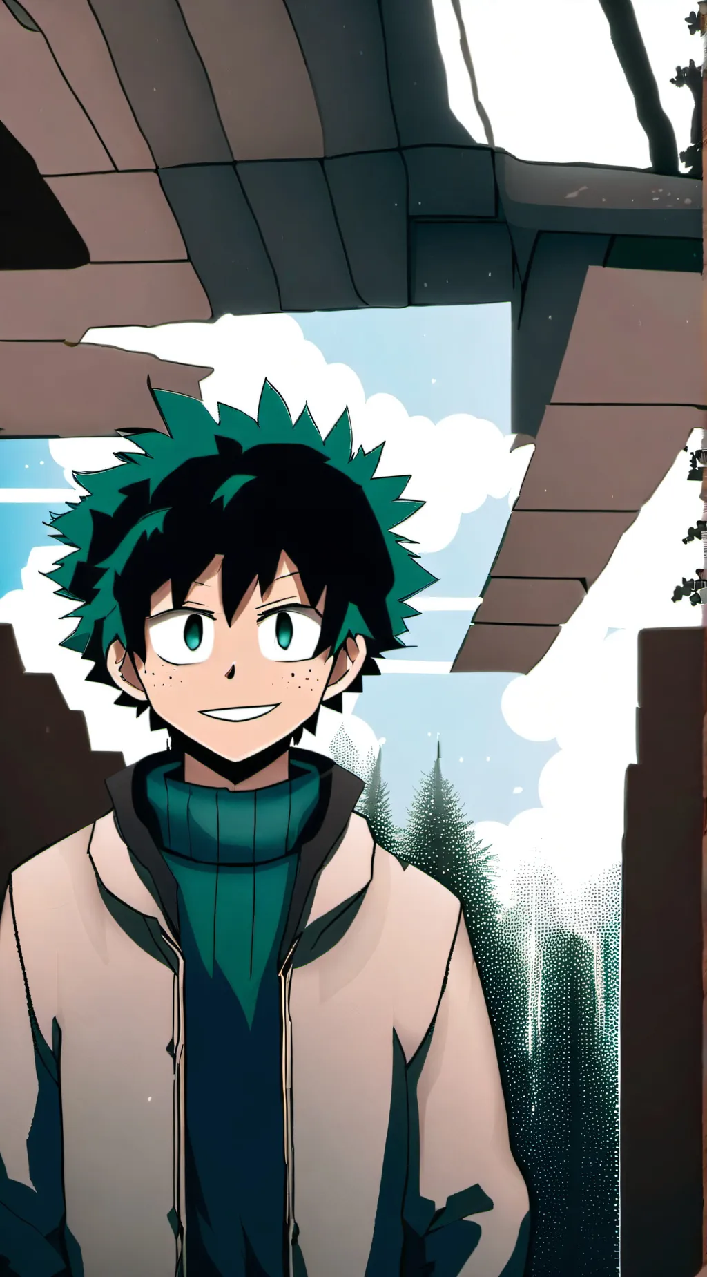 ai character: deku background