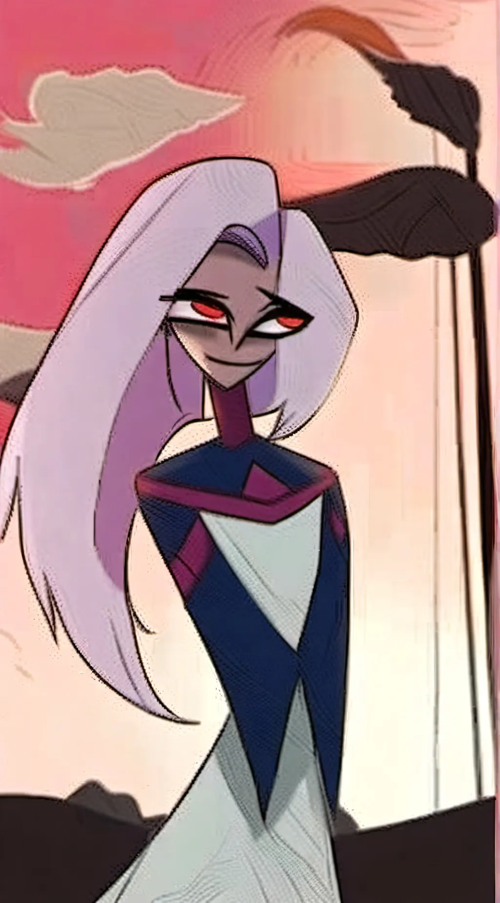 ai character: Vaggie (HH) background