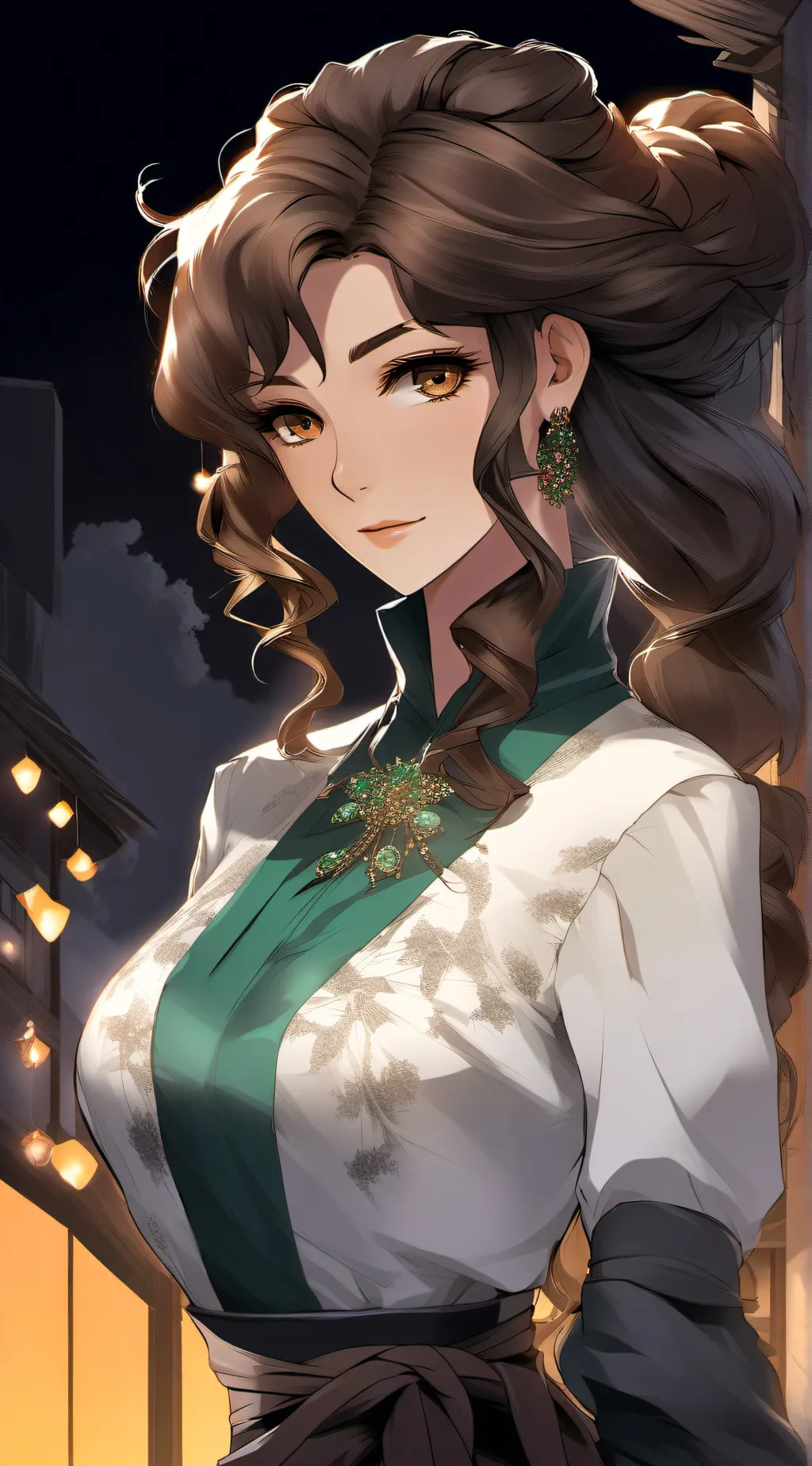 ai character: Laura  background
