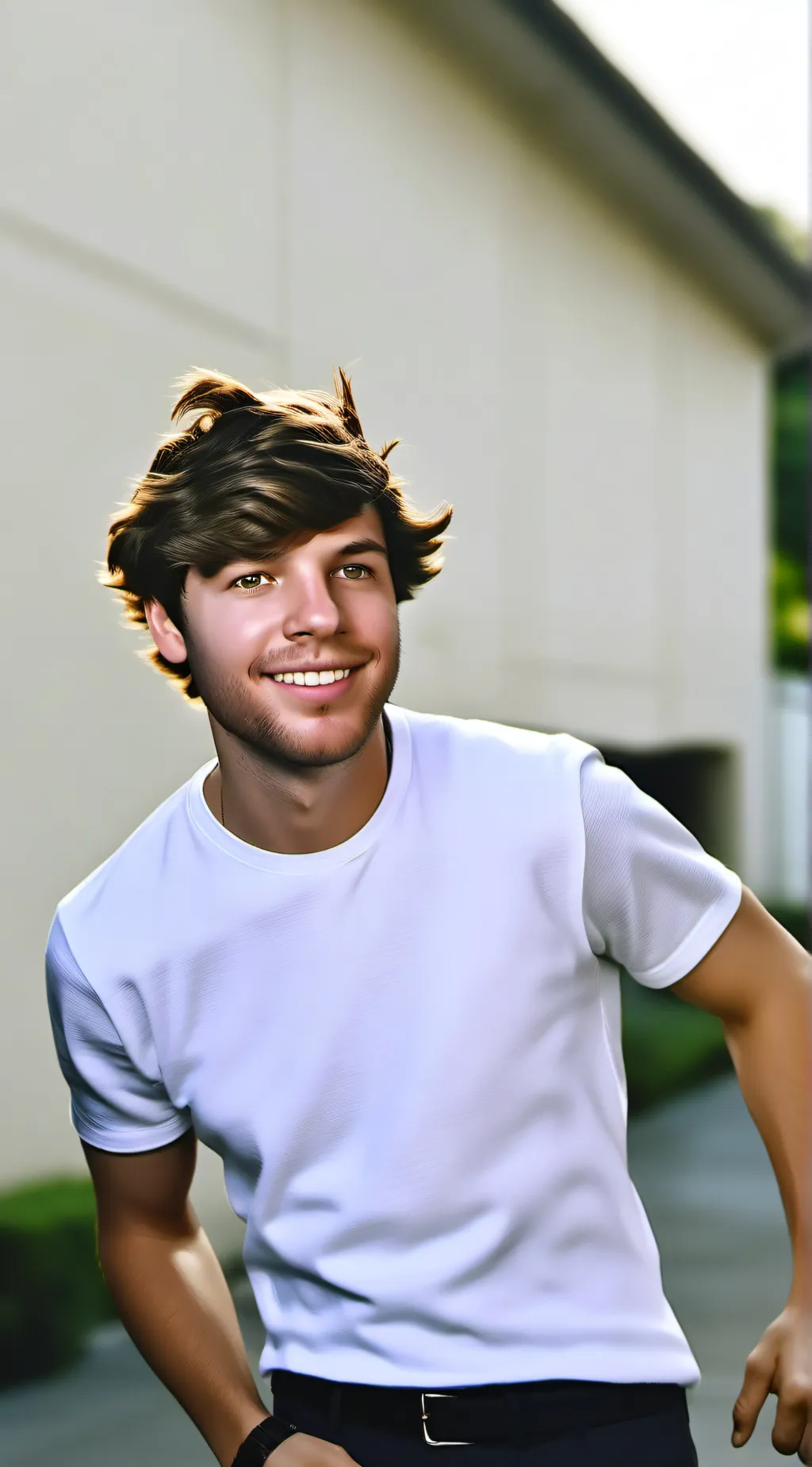 ai character: Karl Jacobs  background