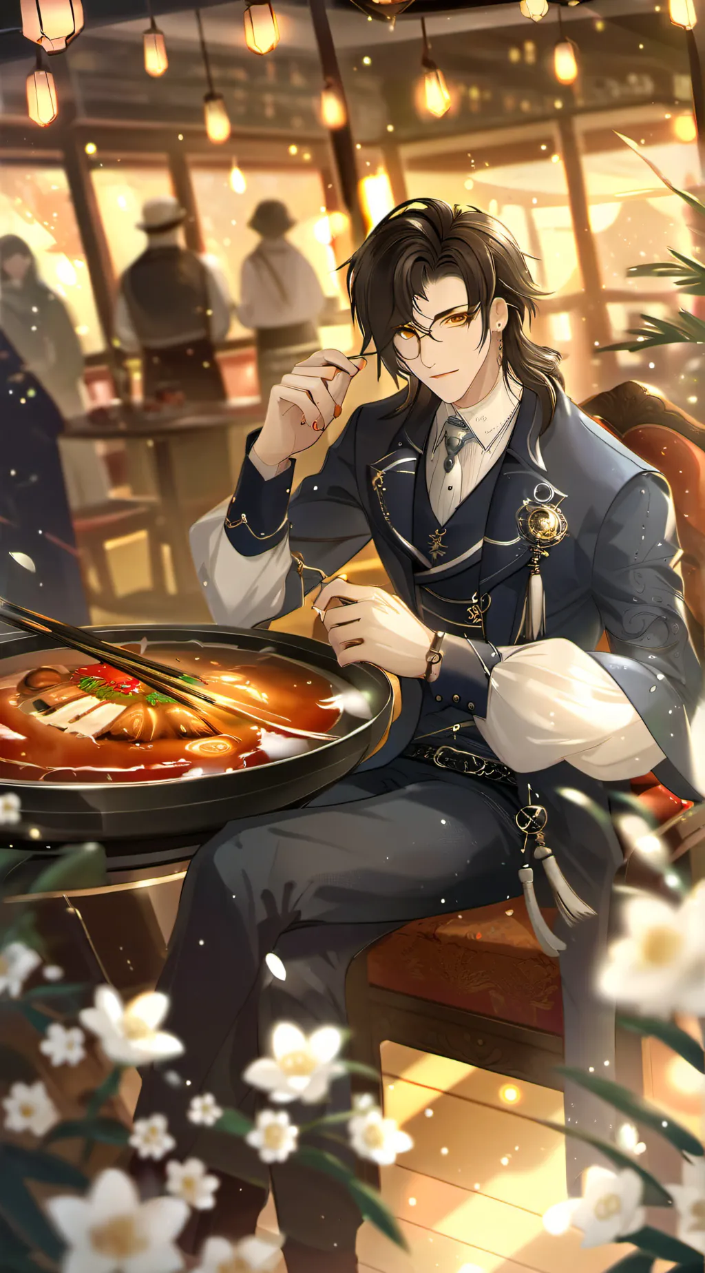 ai character: oliver background