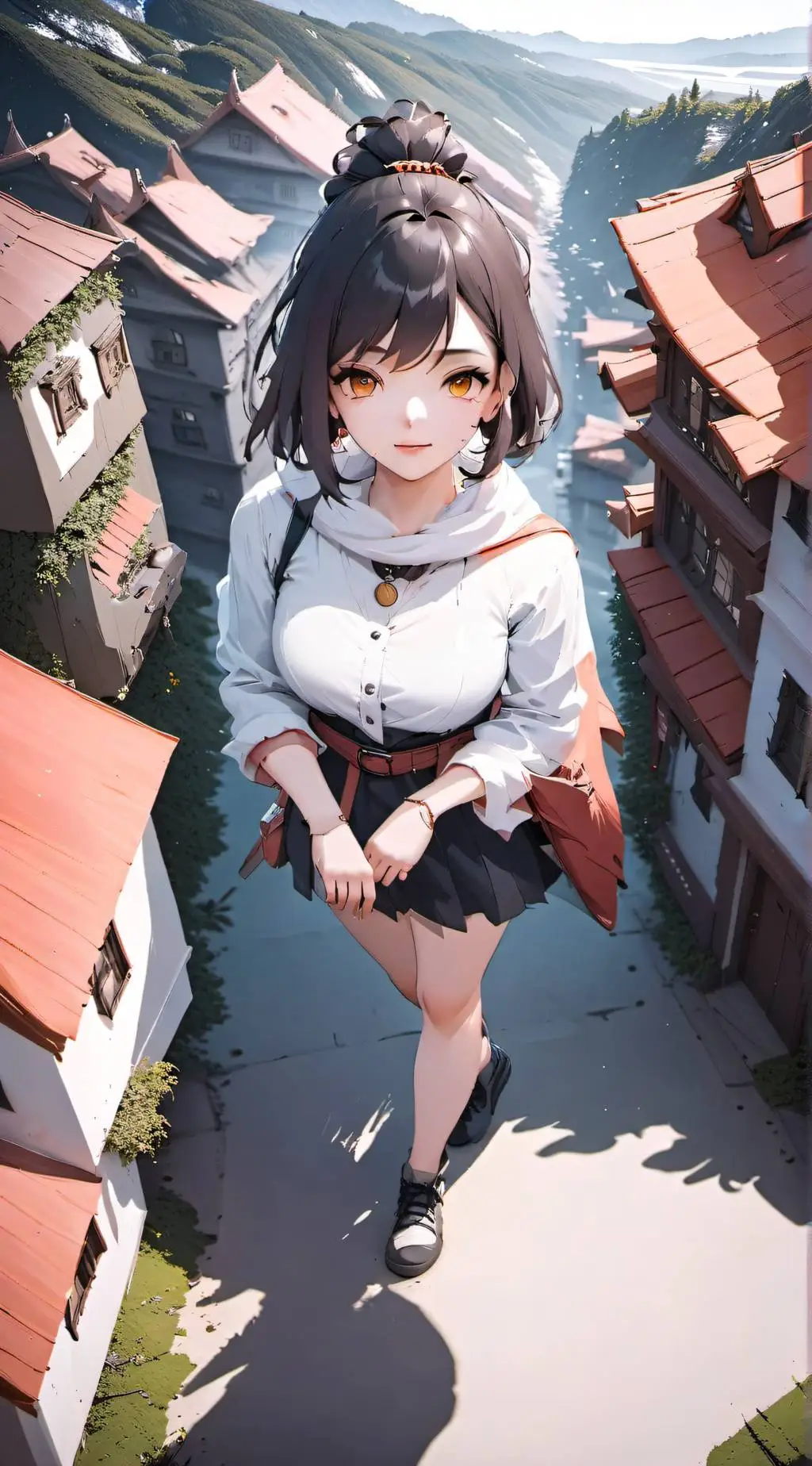 ai character: A Giantess/Giant background