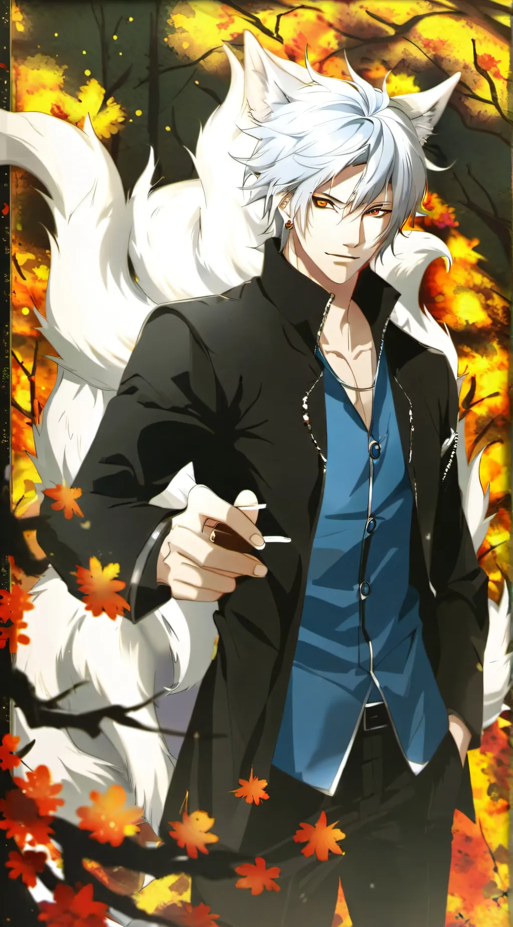 ai character: leo background