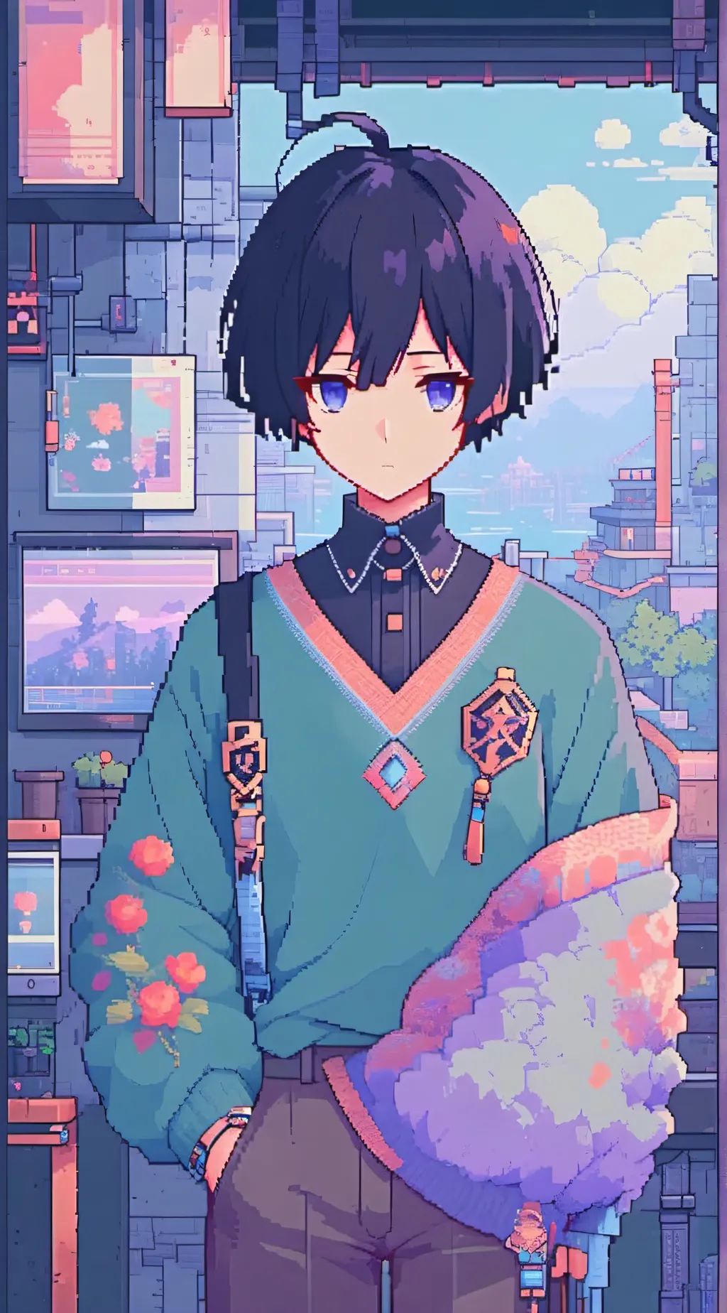 ai character: Scaramouche  background