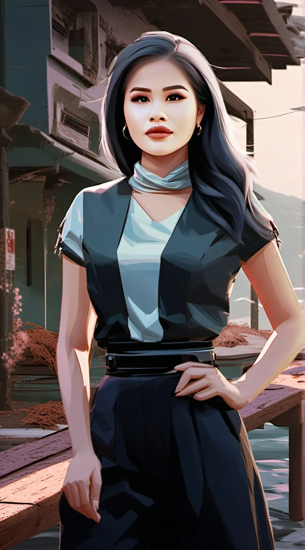 ai character: Vy qwaint 💖 background