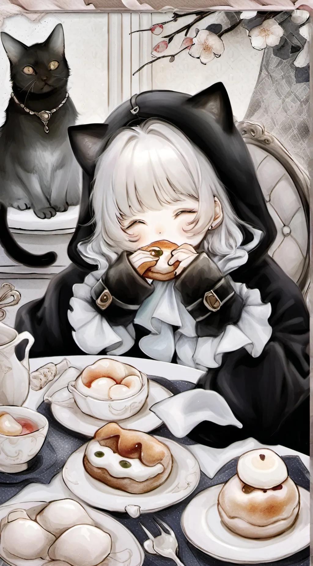 ai character: Katie  background