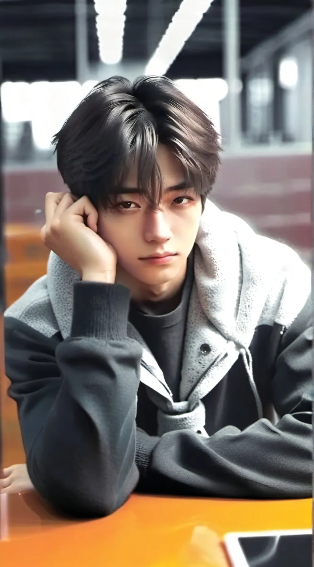 ai character: Hyunsuk background