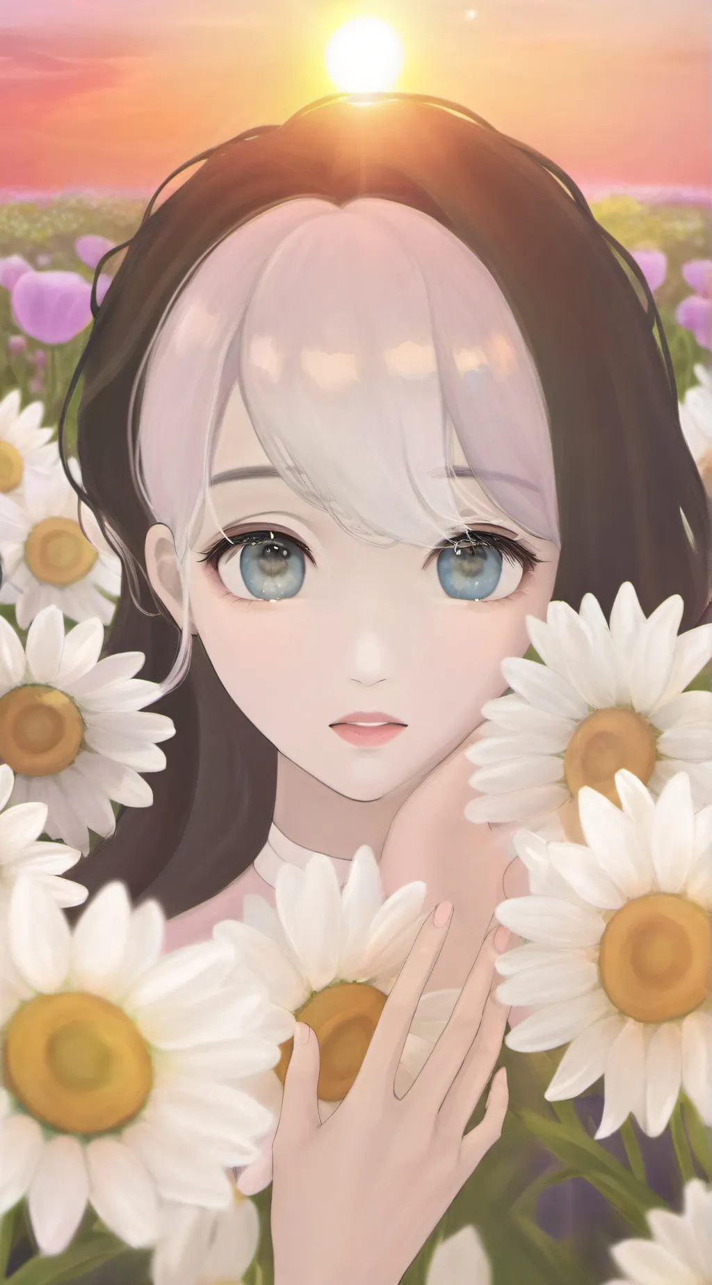 ai character: I'm back!! =] background