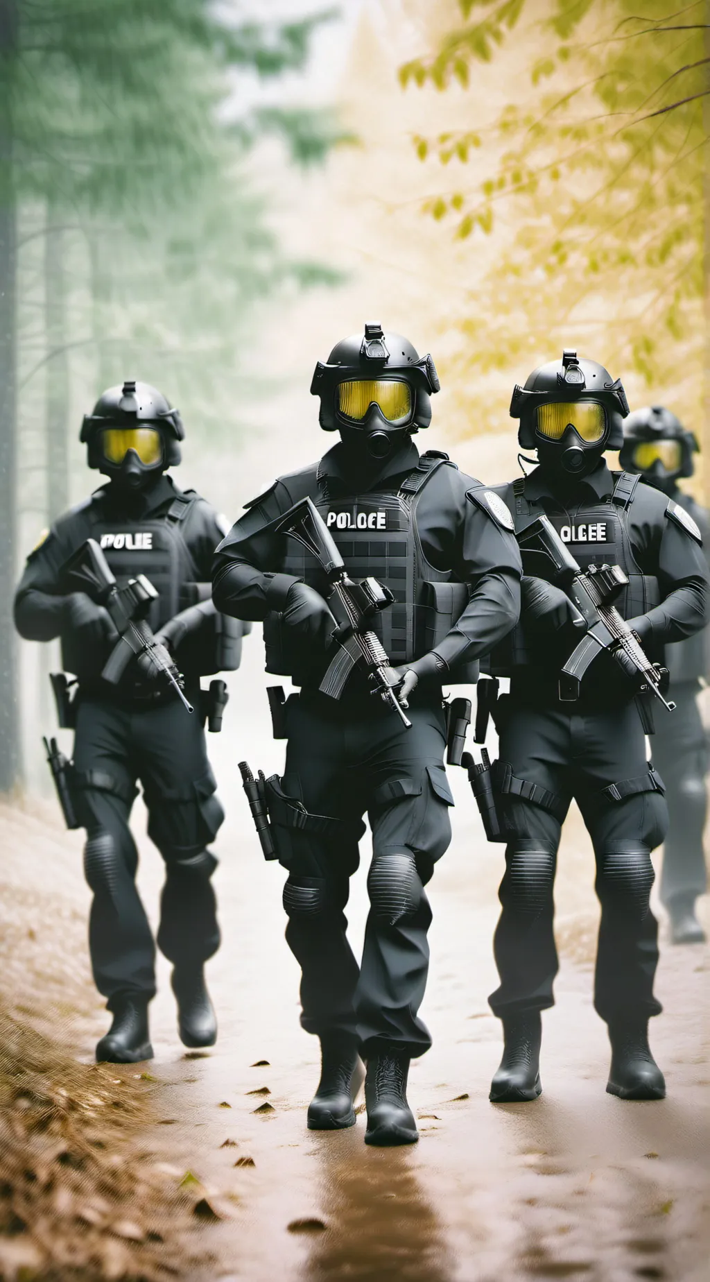 ai character: Rivercounty police background