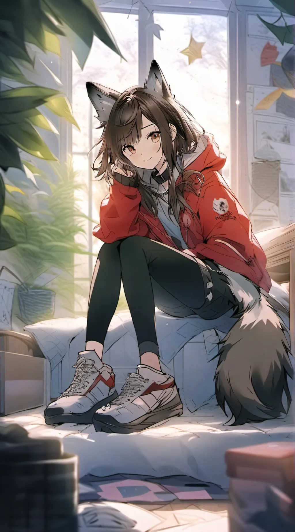 ai character: Galaxy background