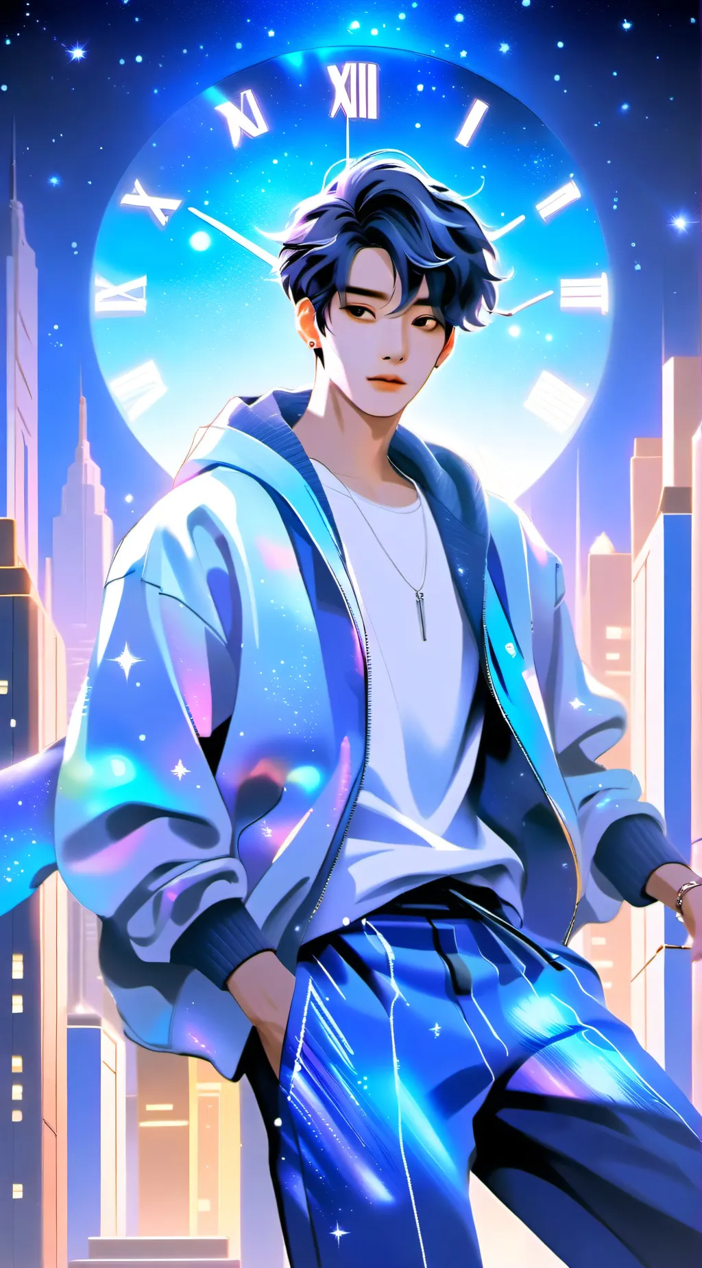 ai character: Blazer  background