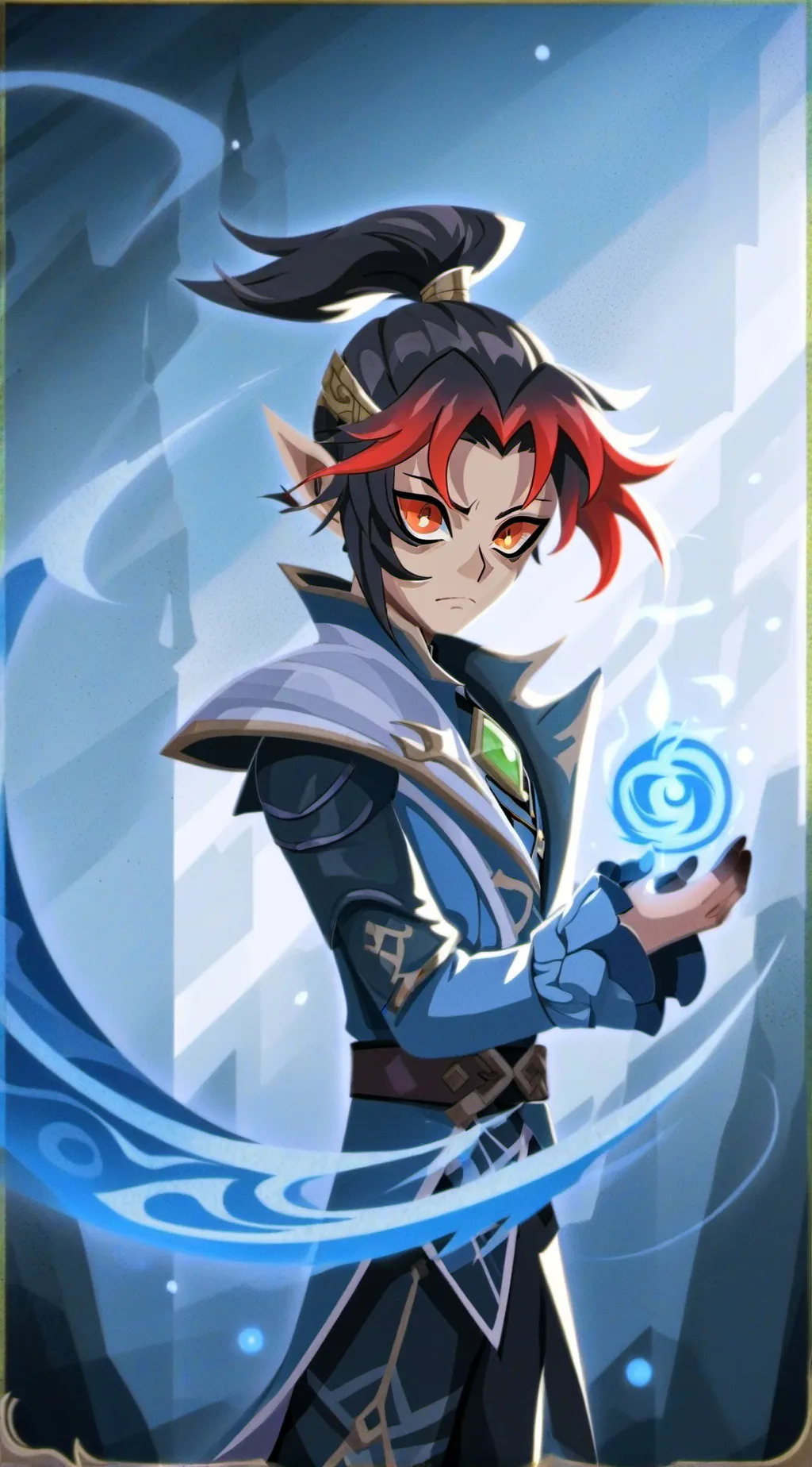 ai character: douma x muzan background