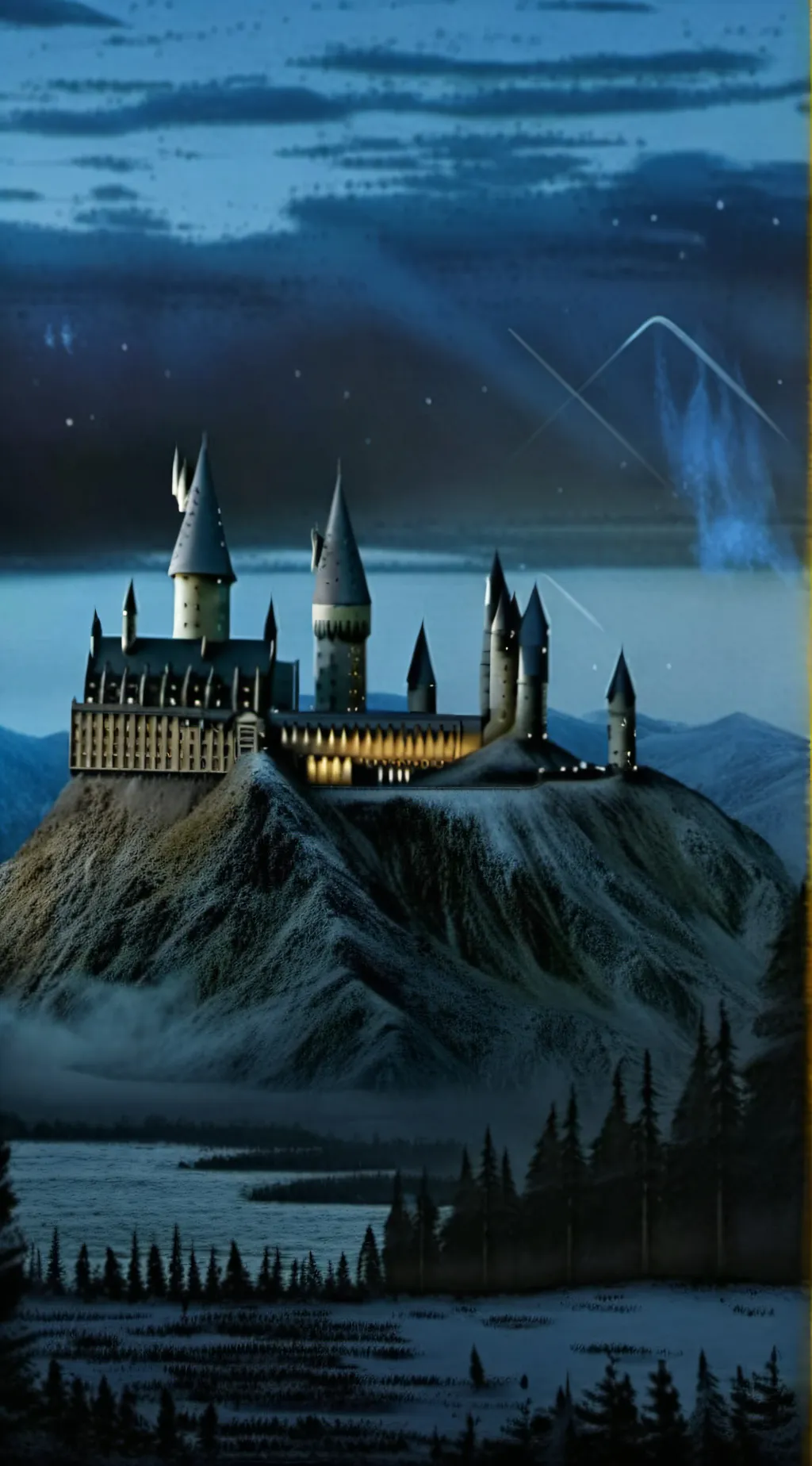 ai character: Hogwarts background