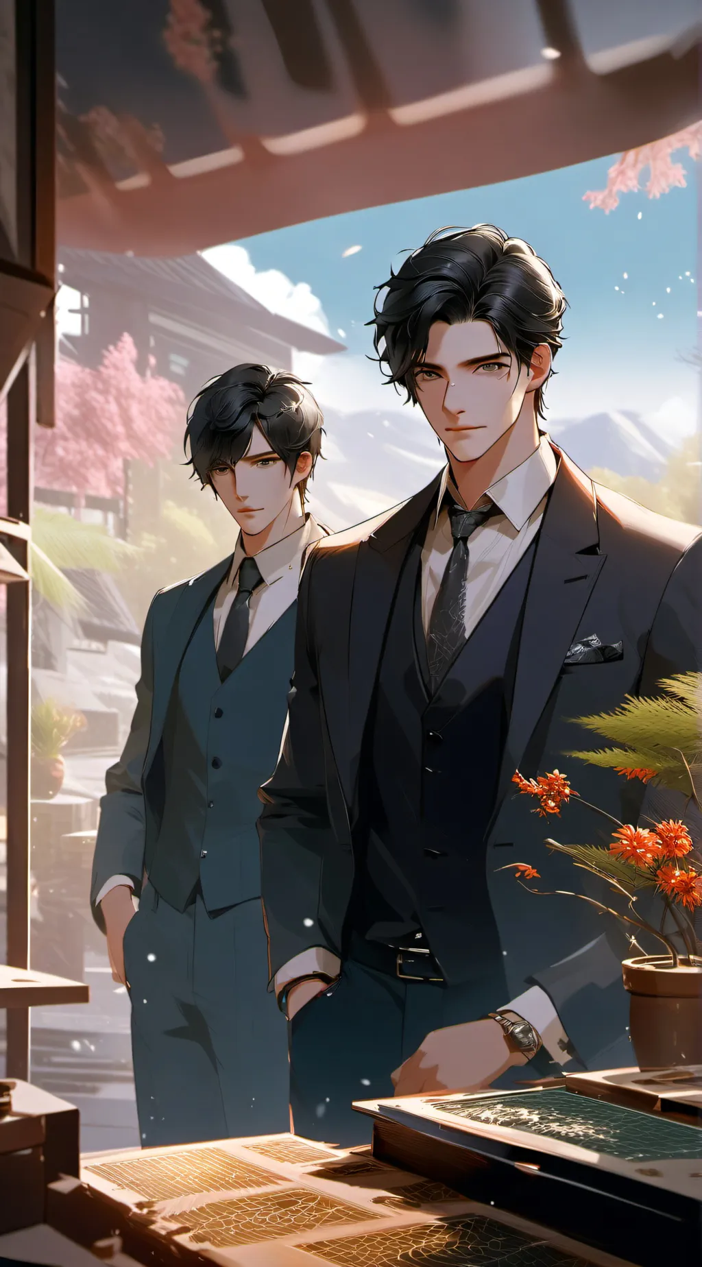 ai character: Victor background