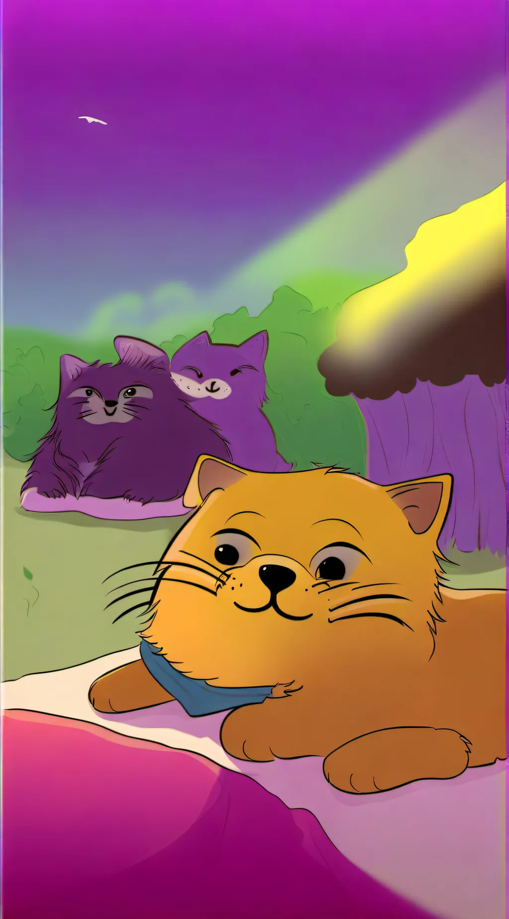 ai character: Catnap x dogday background