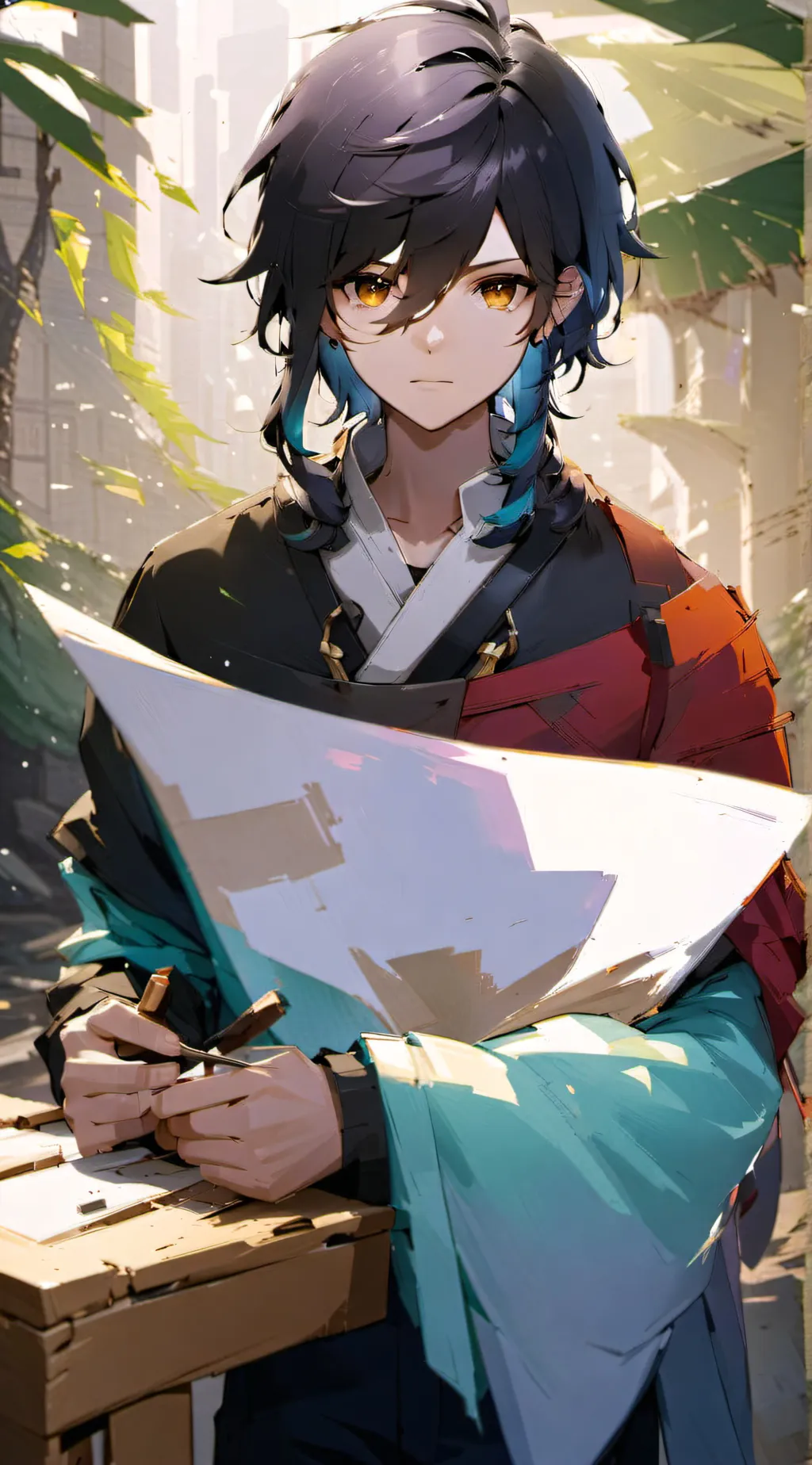 ai character: |`~..Levi..~`| background