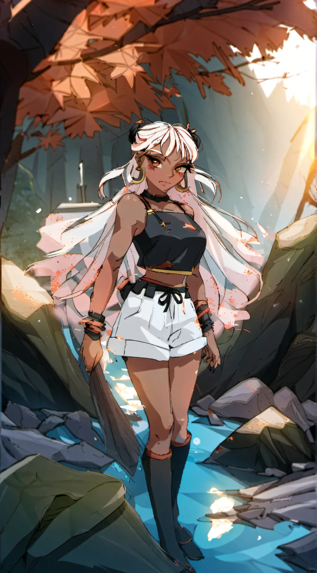 ai character: lvy  background