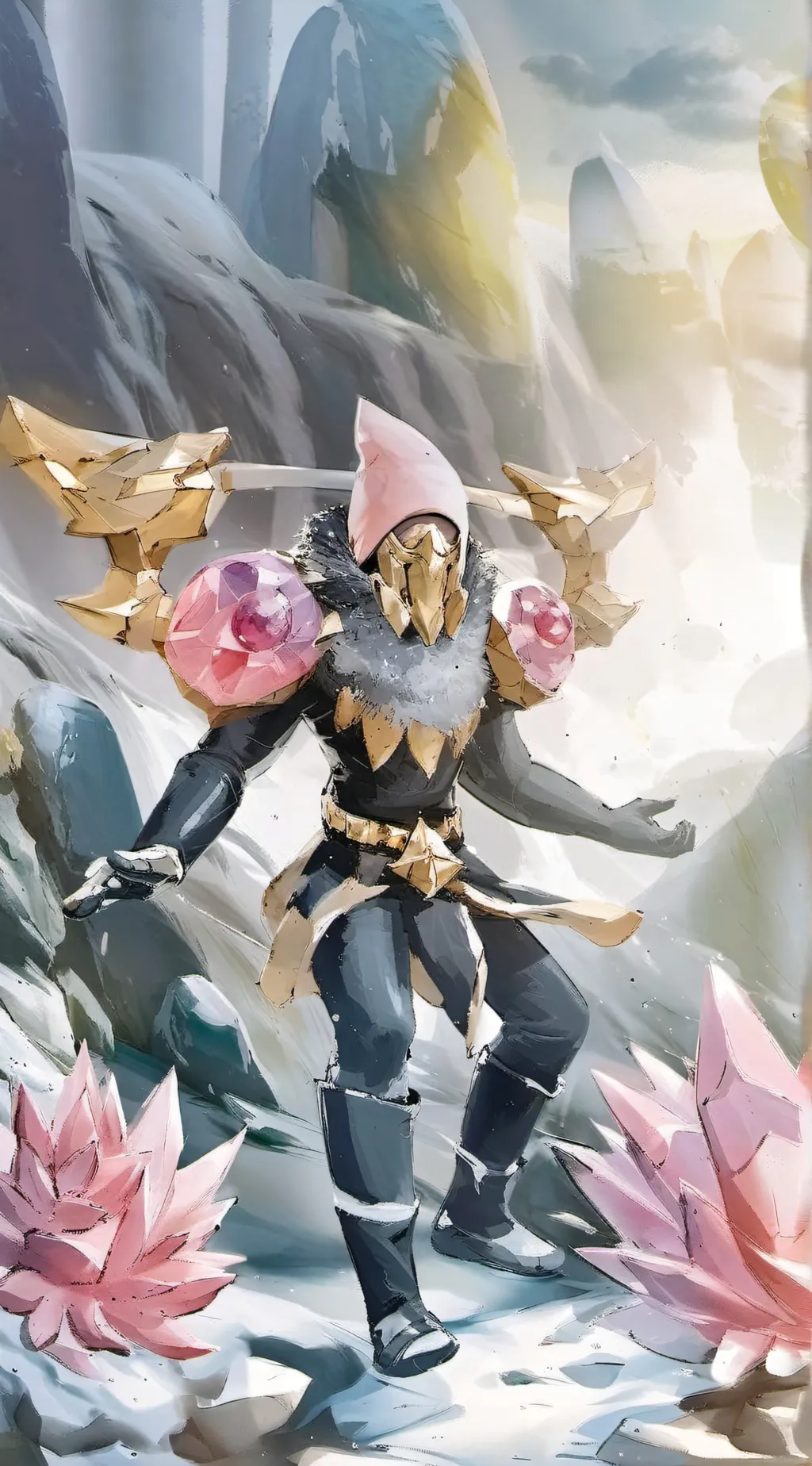 ai character: the crystal king background