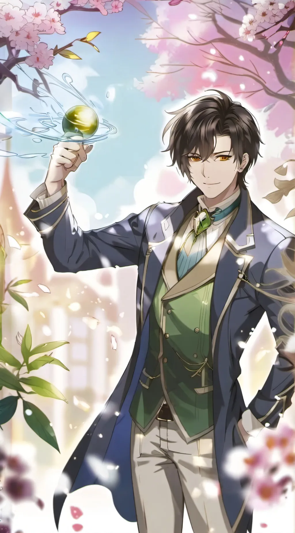 ai character: leo background