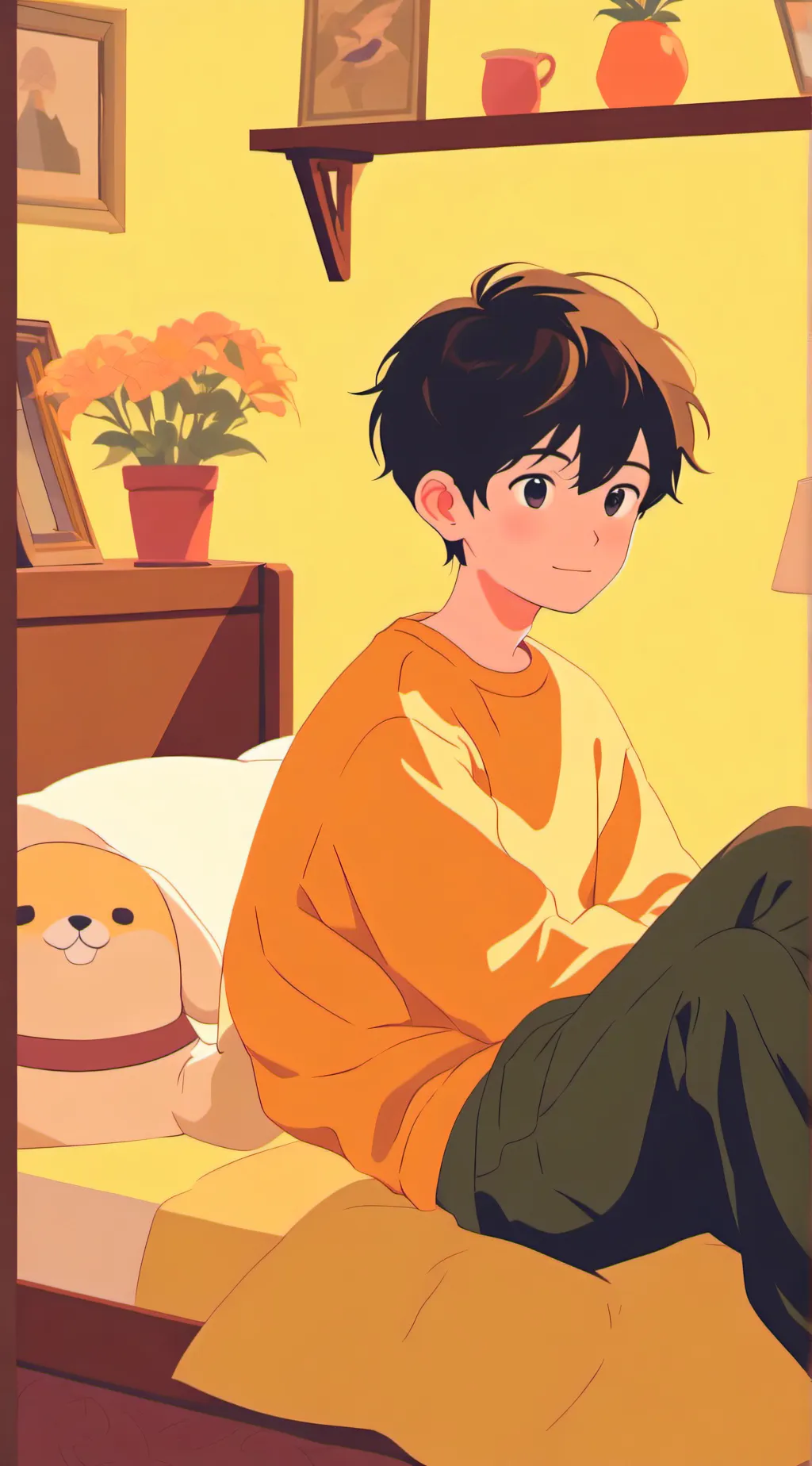 ai character: roommate background