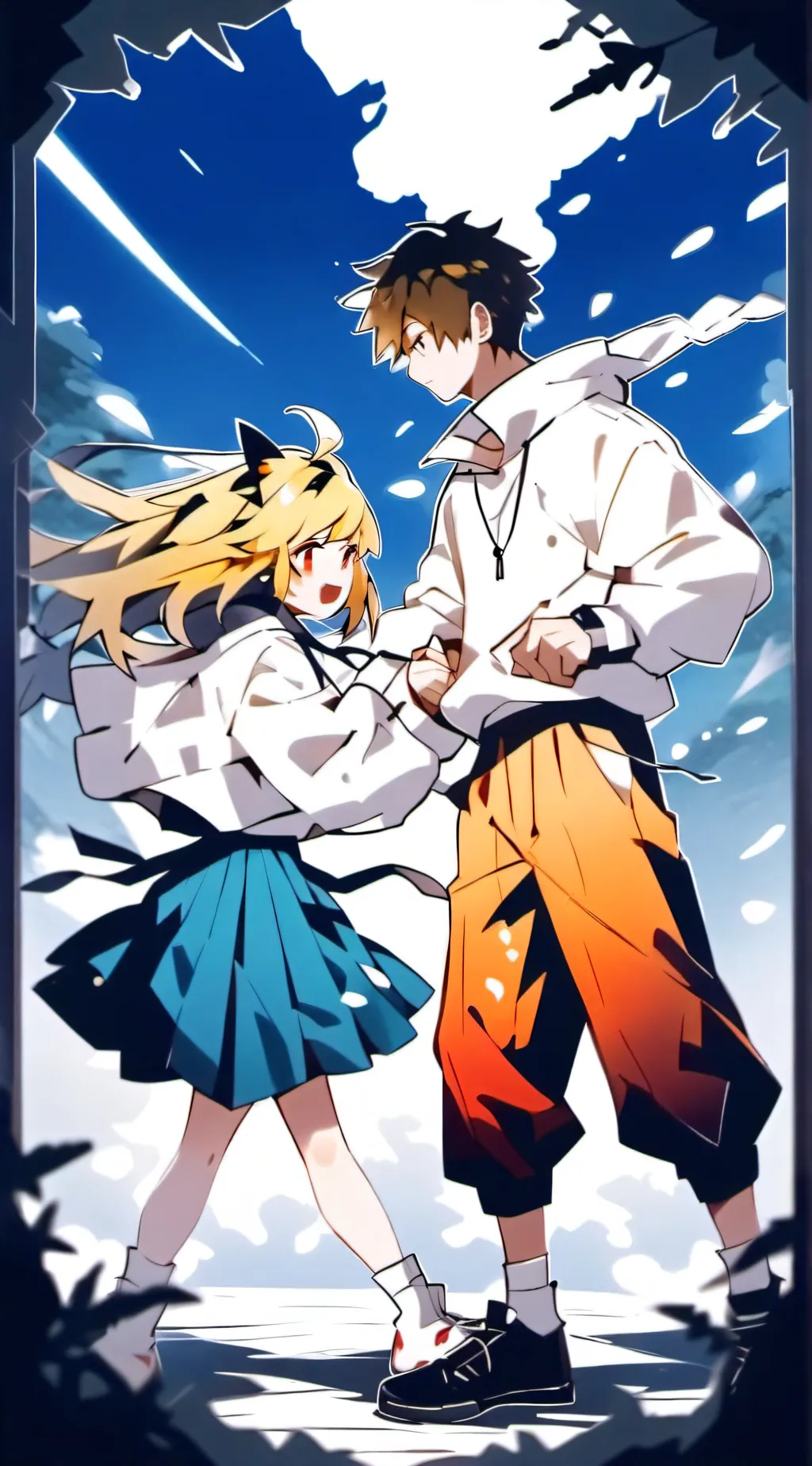 ai character: clayton and peyton background