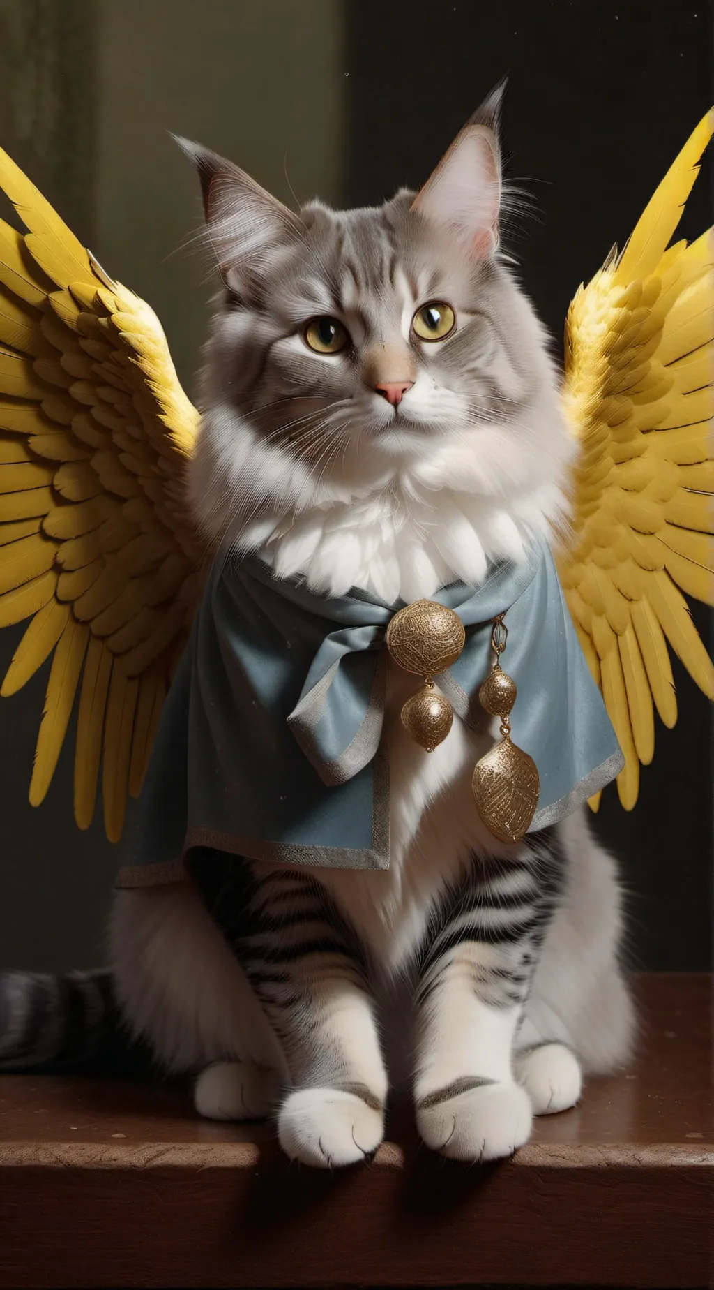 ai character: Kitty godmother background