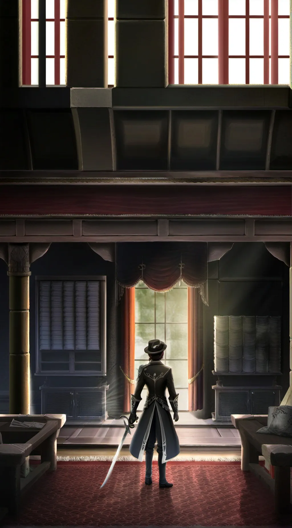 ai character: Leo background