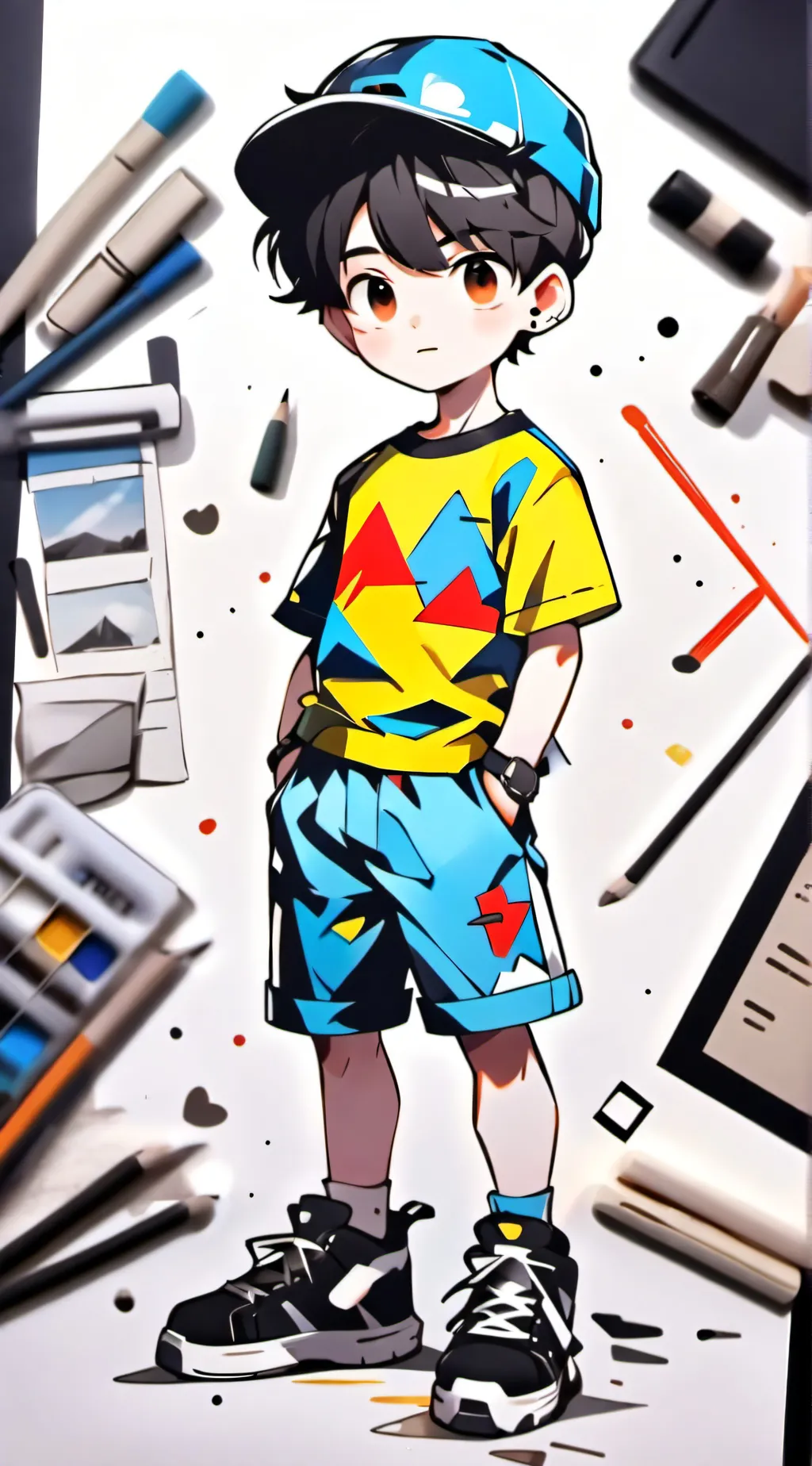 ai character: jeffy background