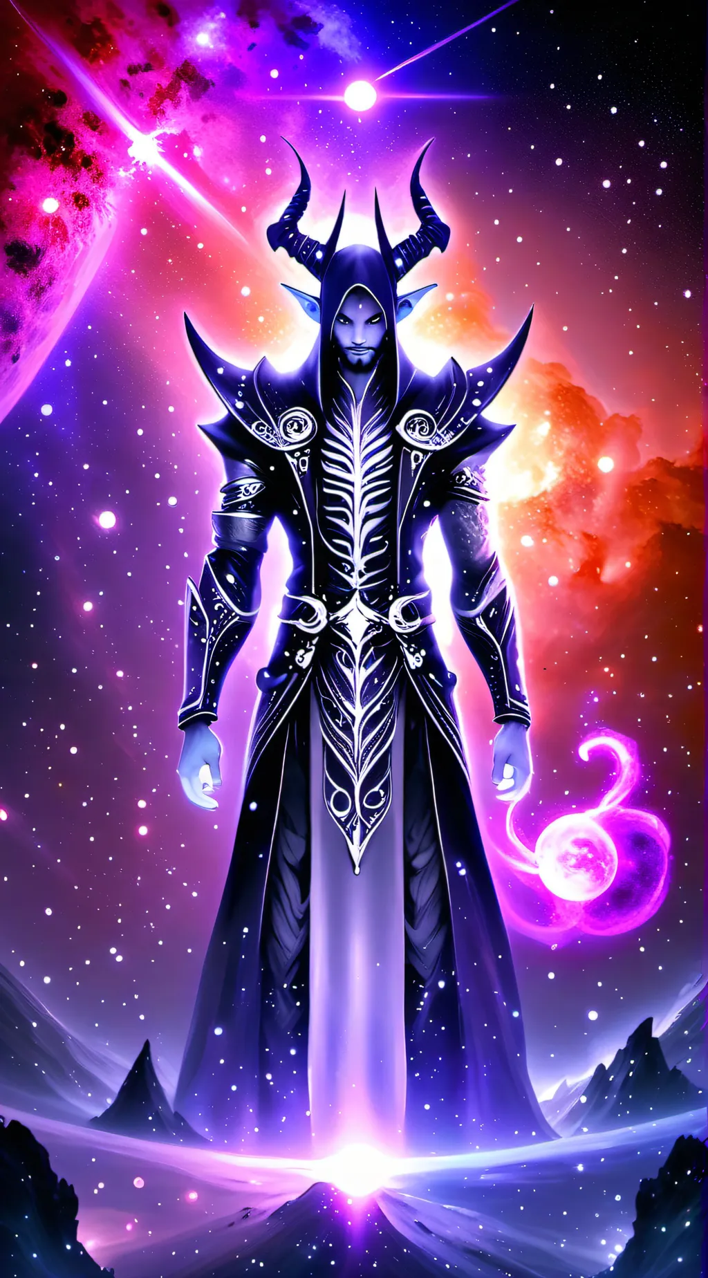 ai character: Demon King background