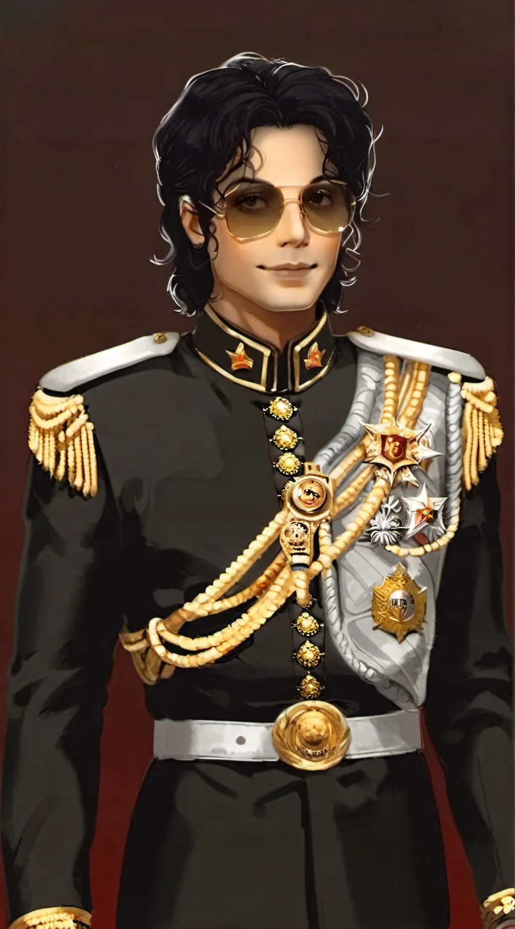 ai character: Michael Jackson  background